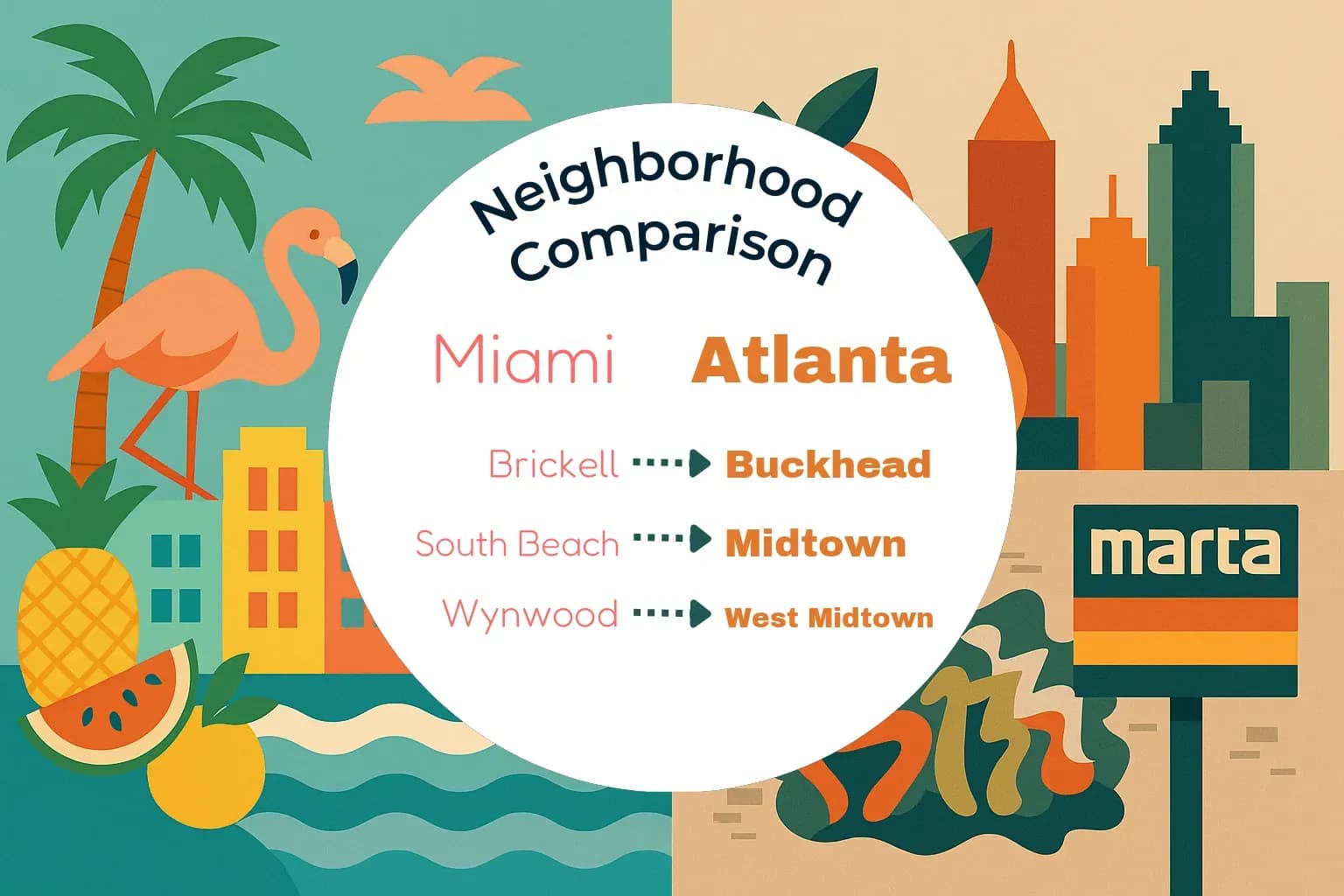 Miami vs Atlanta Neighborhood Comparison