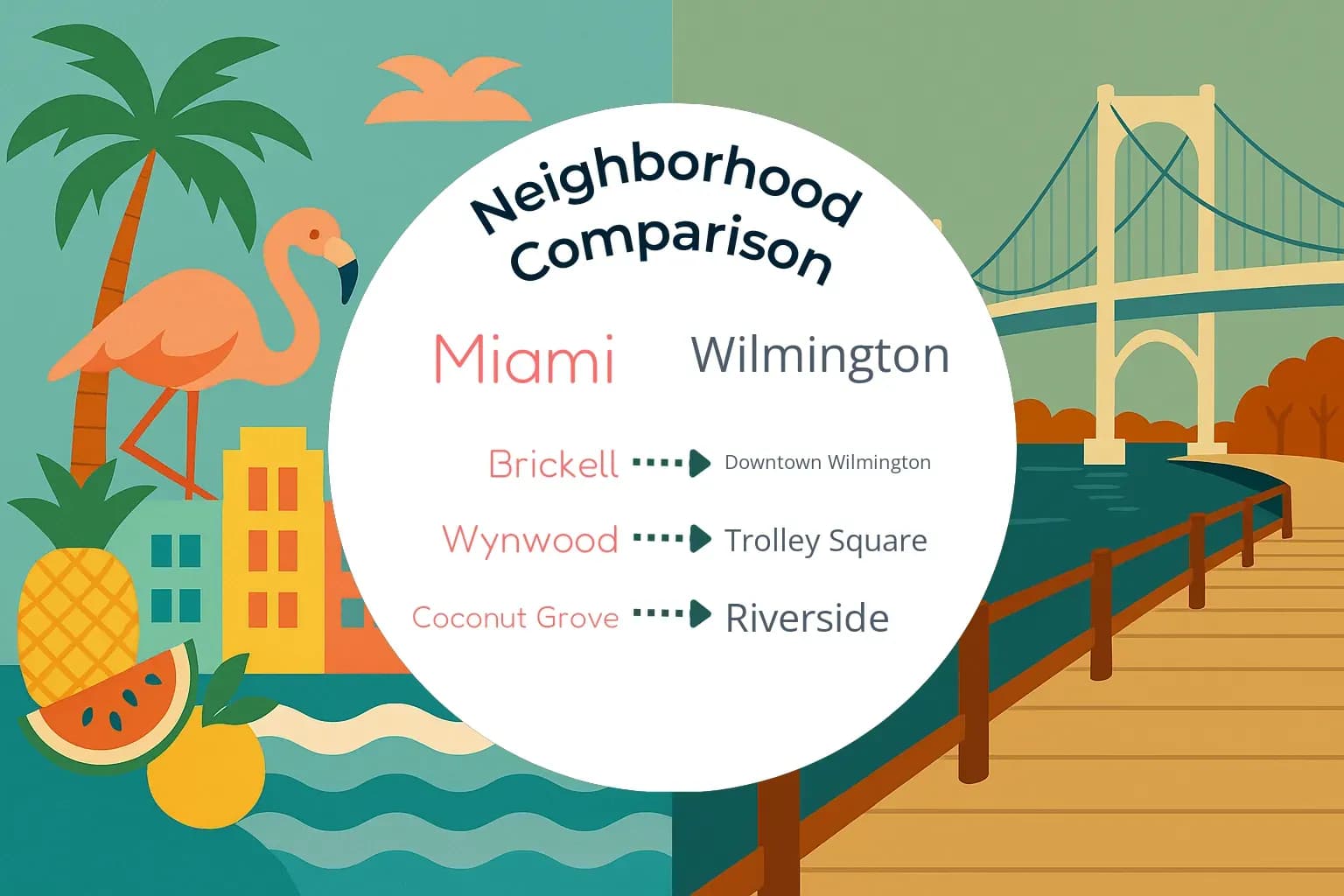 Miami vs Wilmington Neighborhood Comparison
