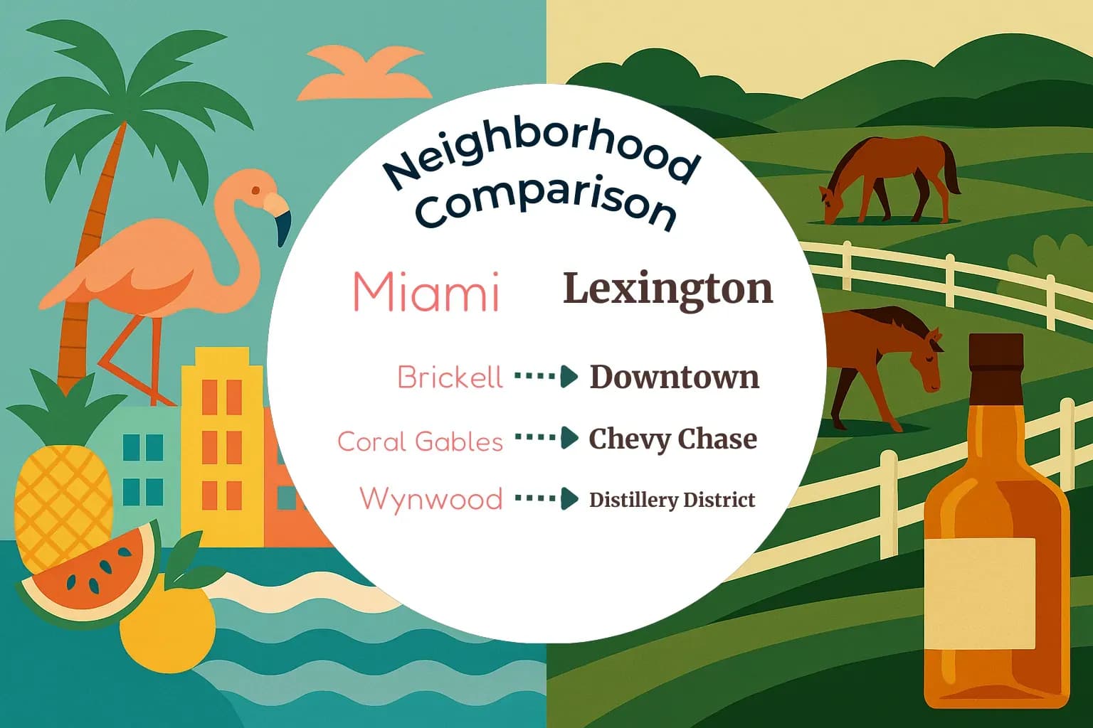Miami vs Lexington Neighborhood Comparison