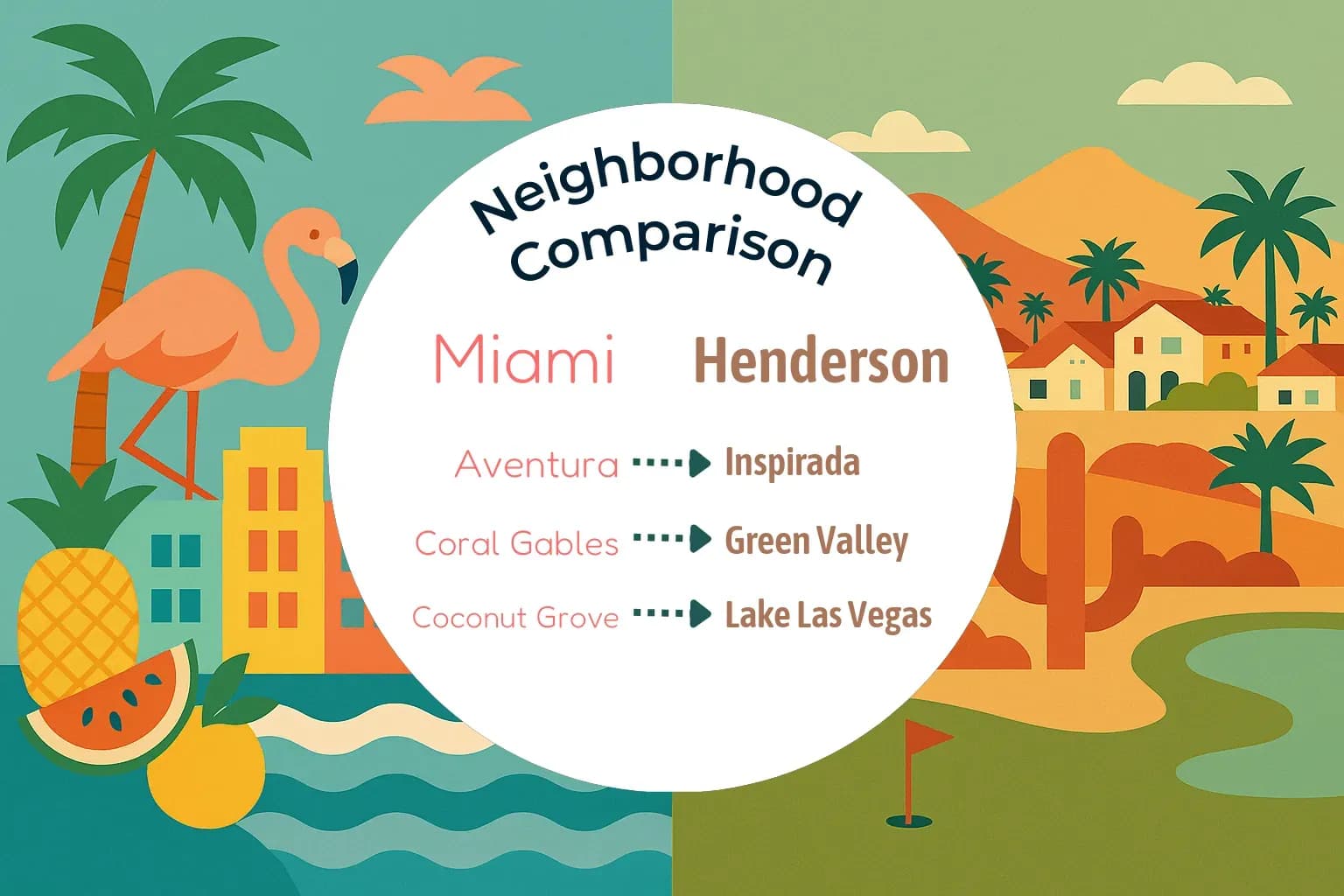 Miami vs Henderson Neighborhood Comparison