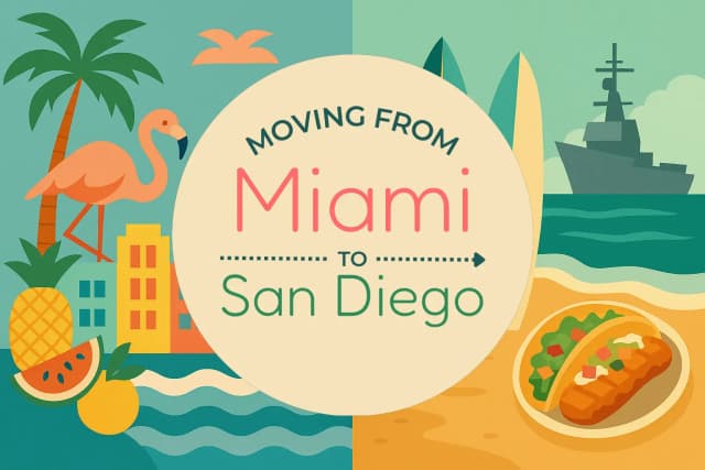 Moving from Miami to San Diego