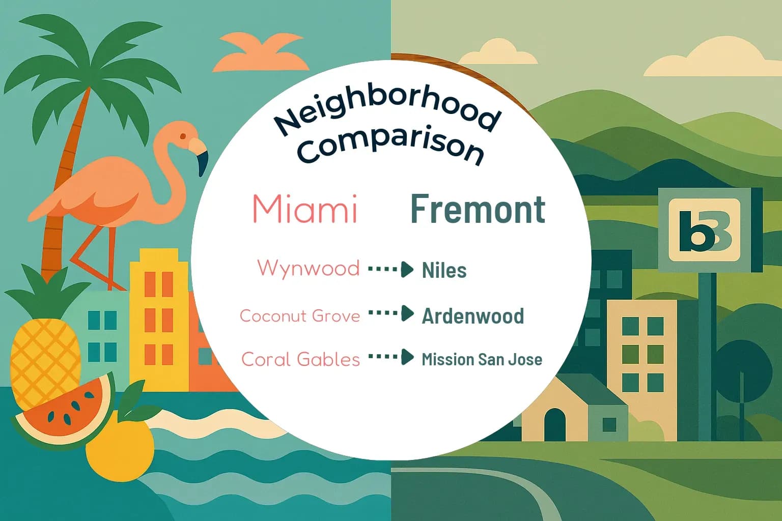 Miami vs Fremont Neighborhood Comparison