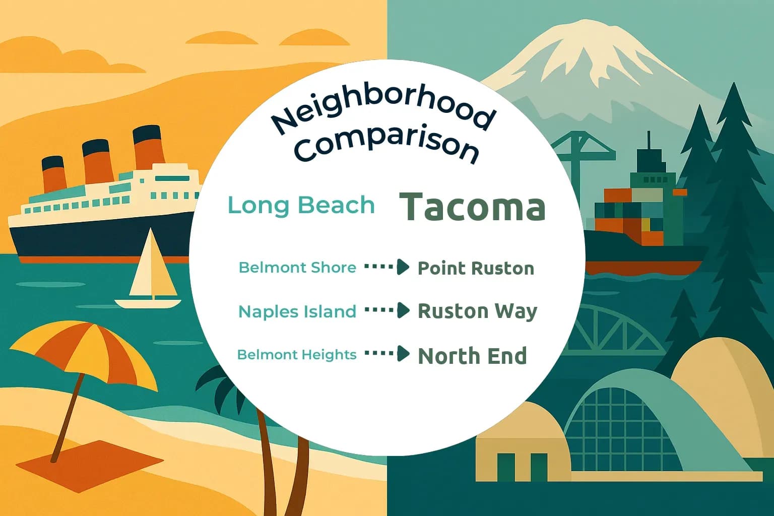 Long Beach vs Tacoma Neighborhood Comparison