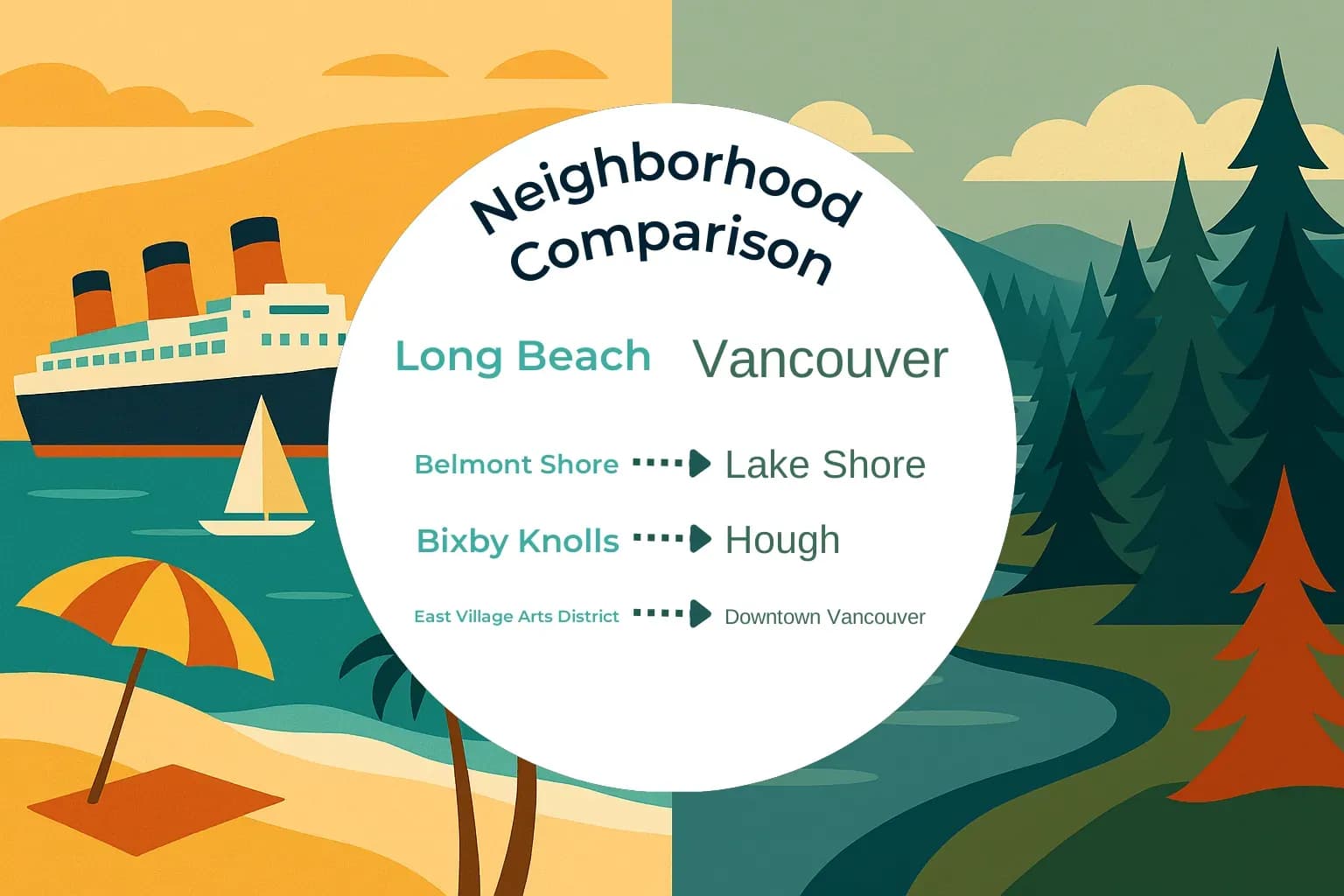 Long Beach vs Vancouver Neighborhood Comparison
