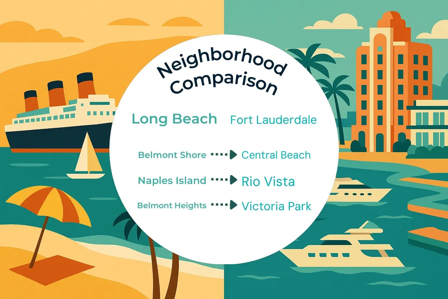 Long Beach vs Fort Lauderdale Neighborhood Comparison