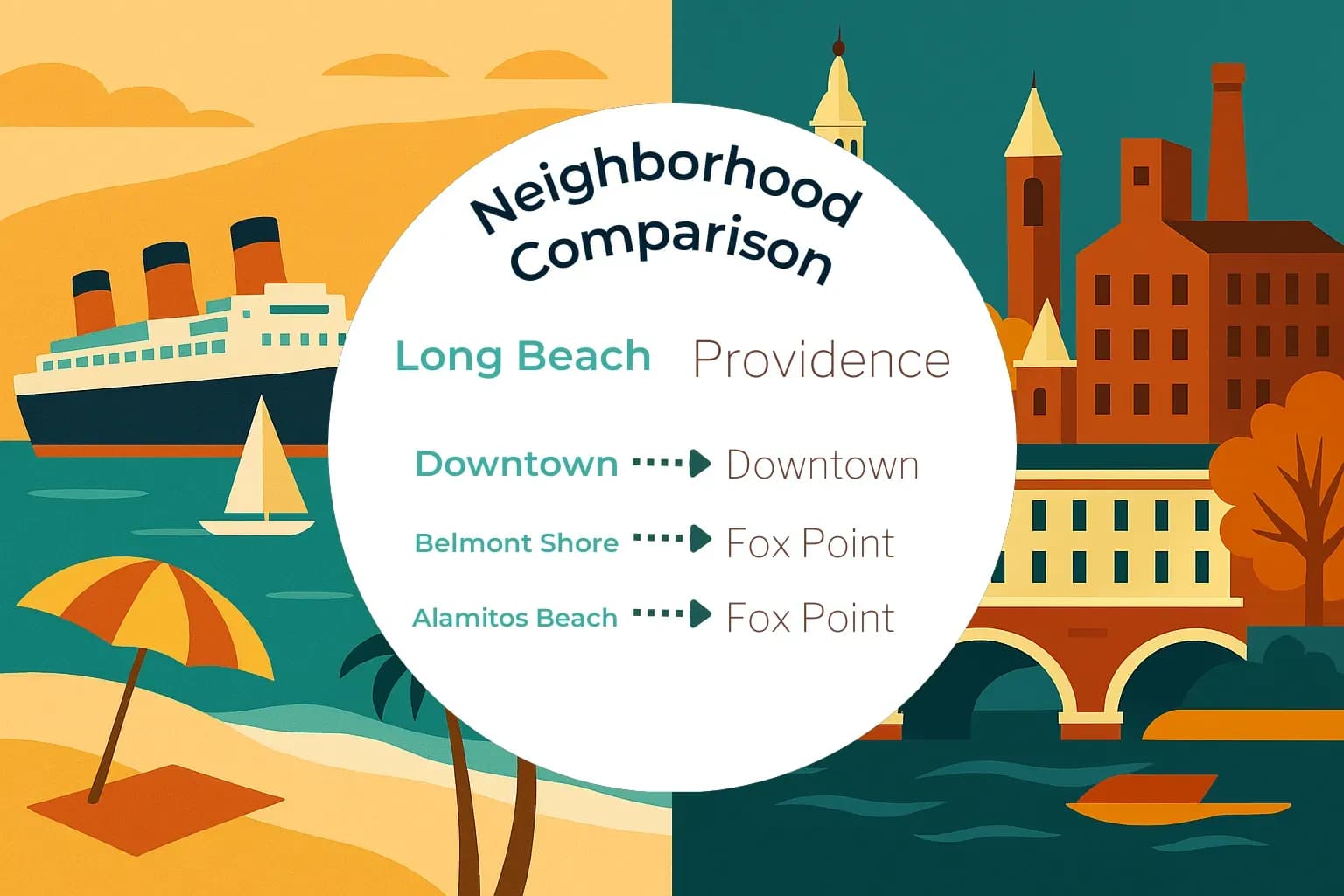 Long Beach vs Providence Neighborhood Comparison