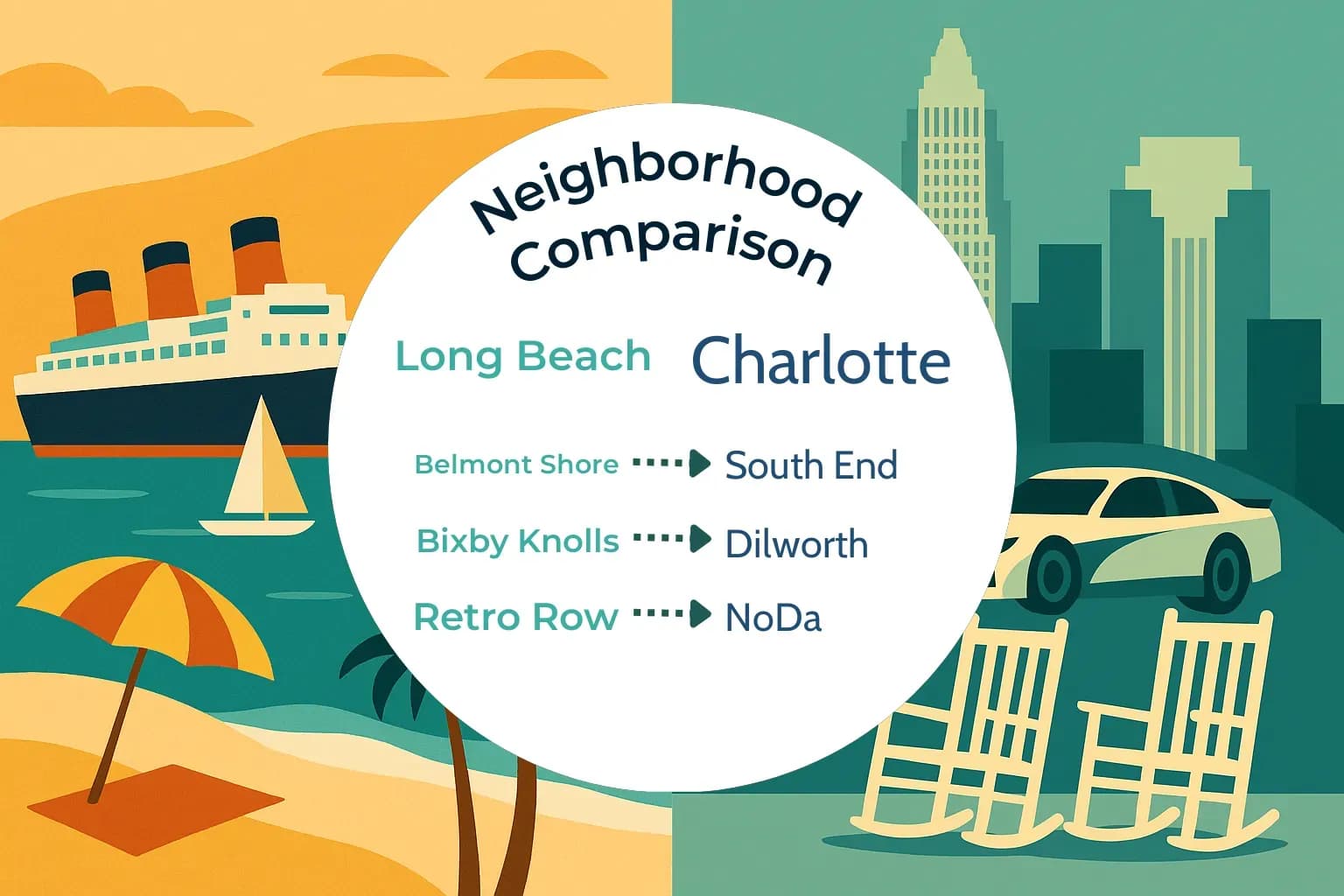 Long Beach vs Charlotte Neighborhood Comparison