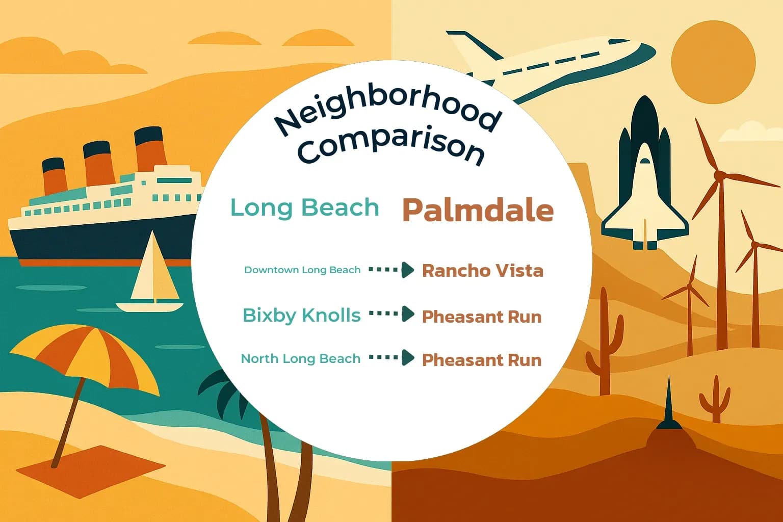 Long Beach vs Palmdale Neighborhood Comparison