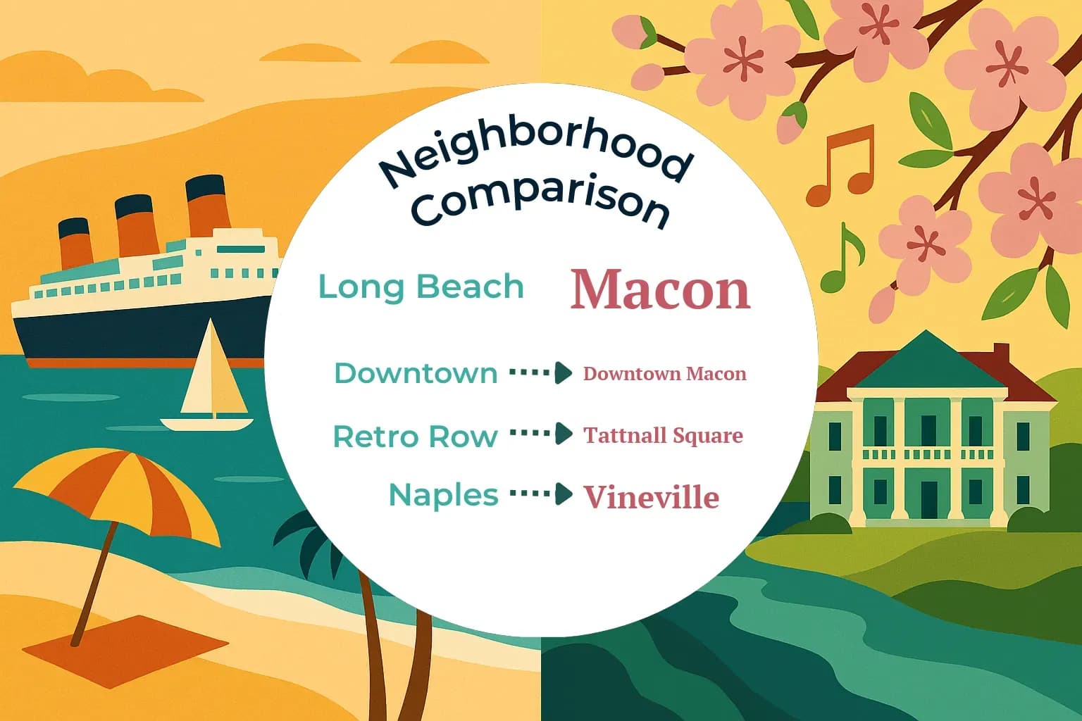 Long Beach vs Macon Neighborhood Comparison