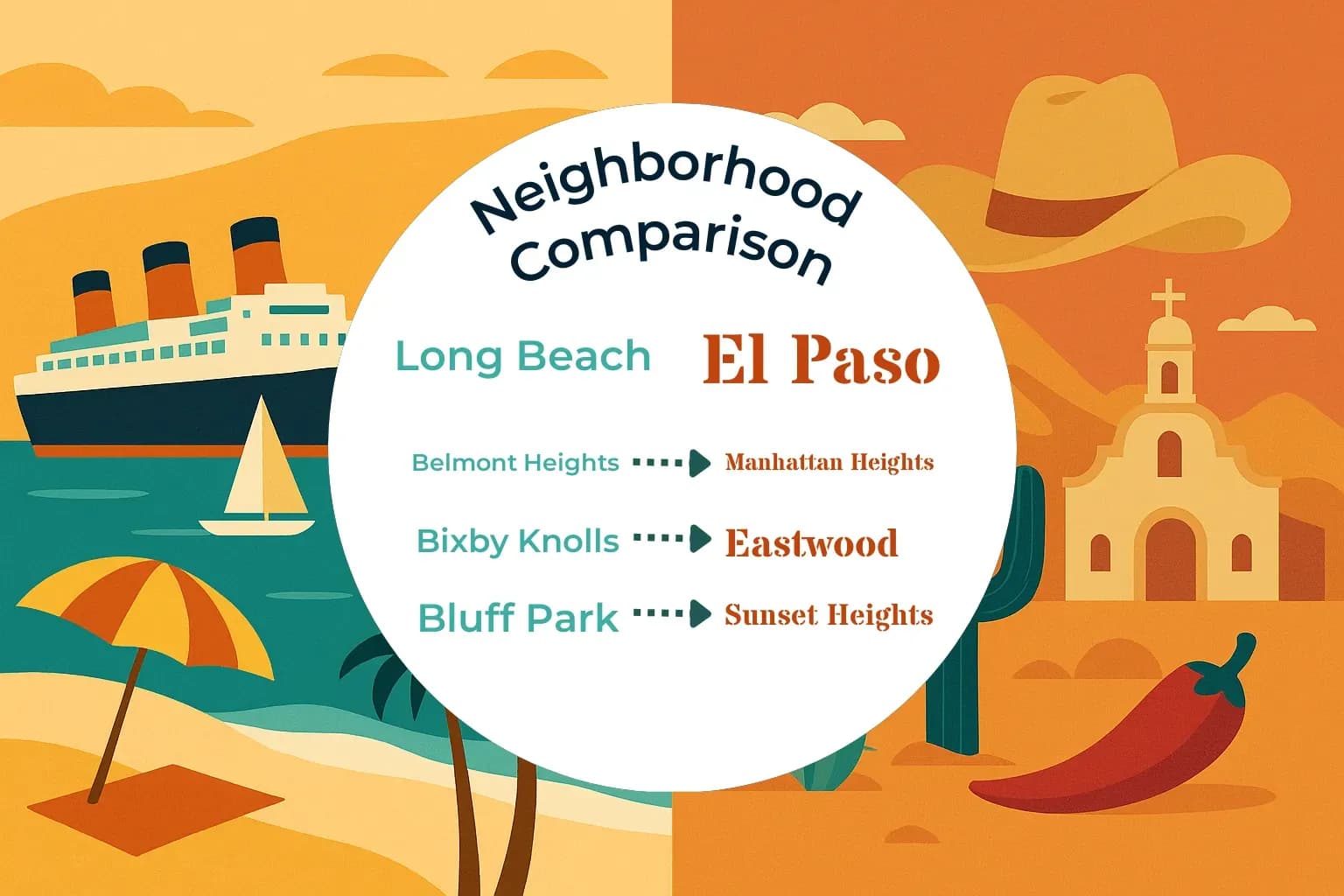 Long Beach vs El Paso Neighborhood Comparison