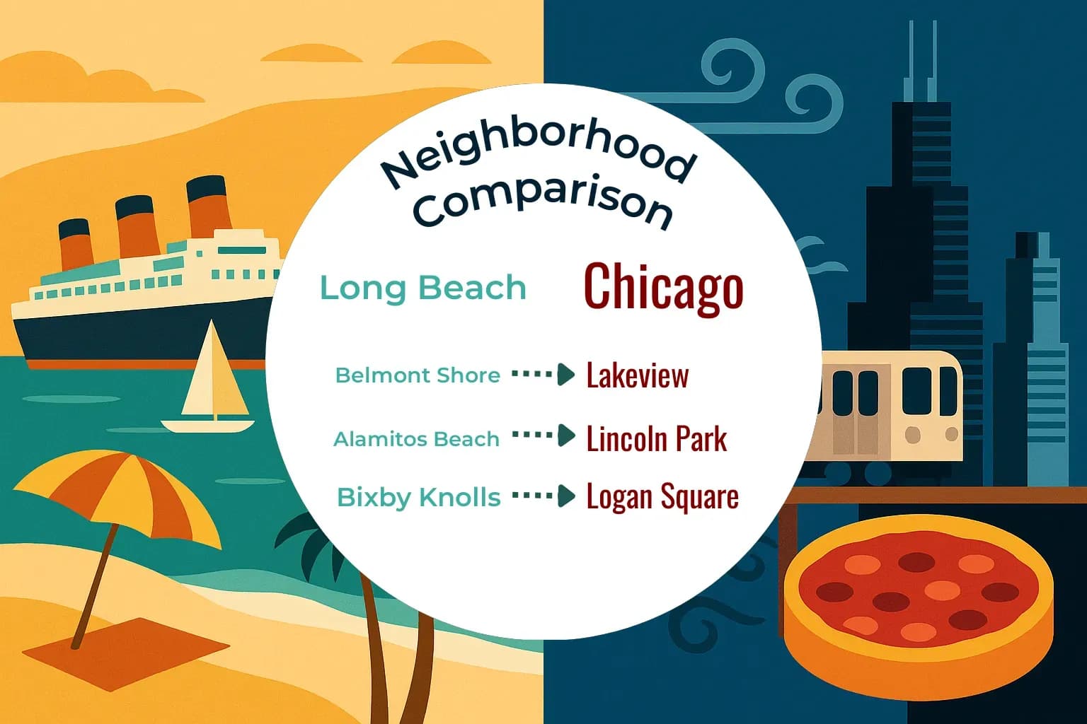 Long Beach vs Chicago Neighborhood Comparison