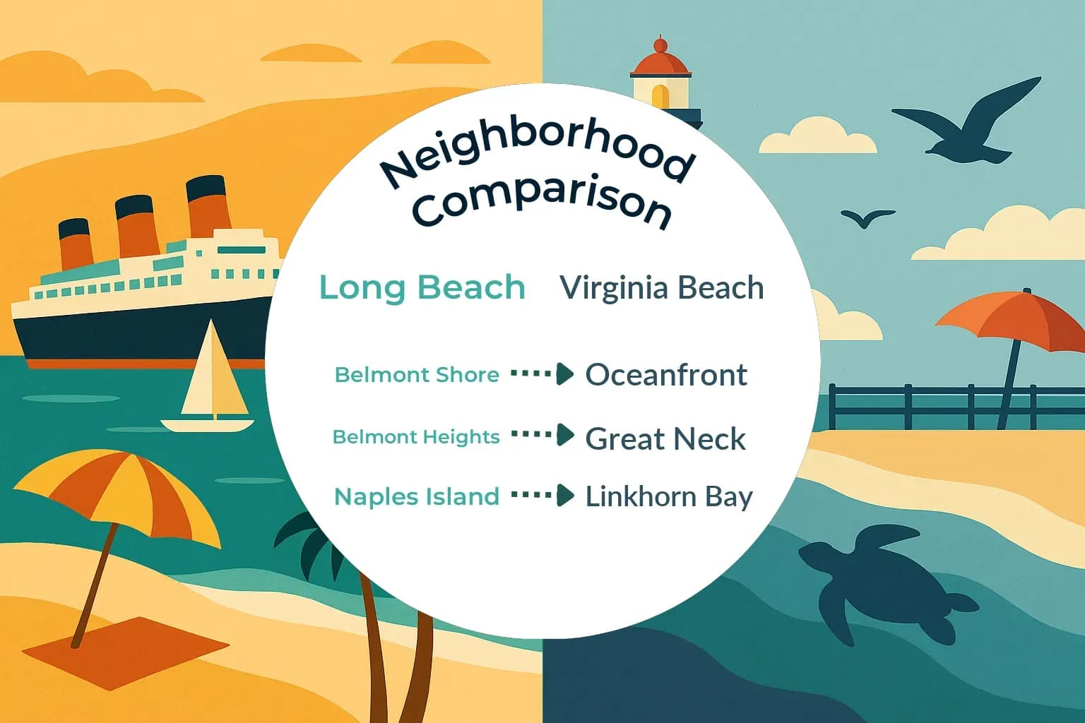 Long Beach vs Virginia Beach Neighborhood Comparison