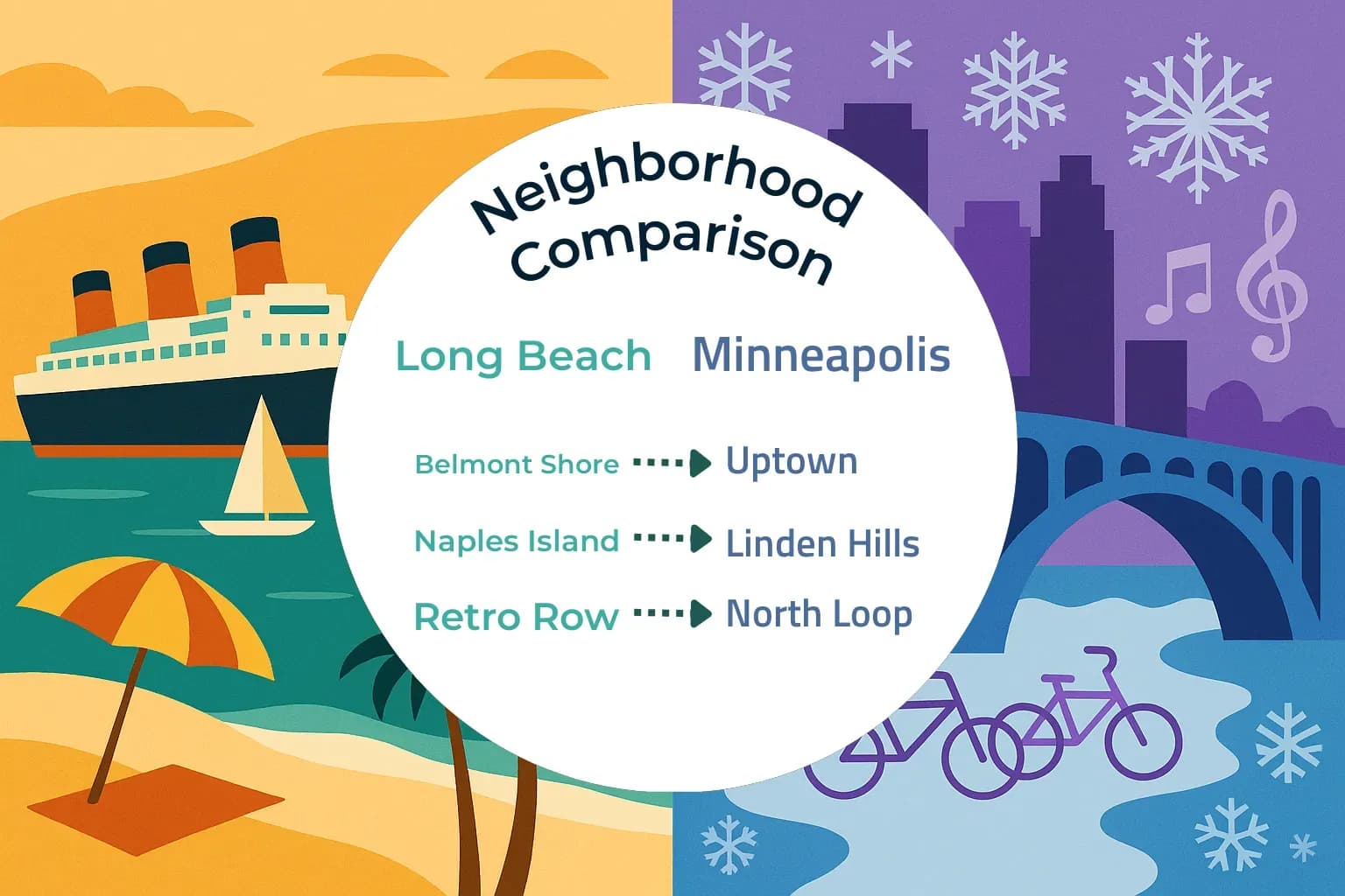 Long Beach vs Minneapolis Neighborhood Comparison