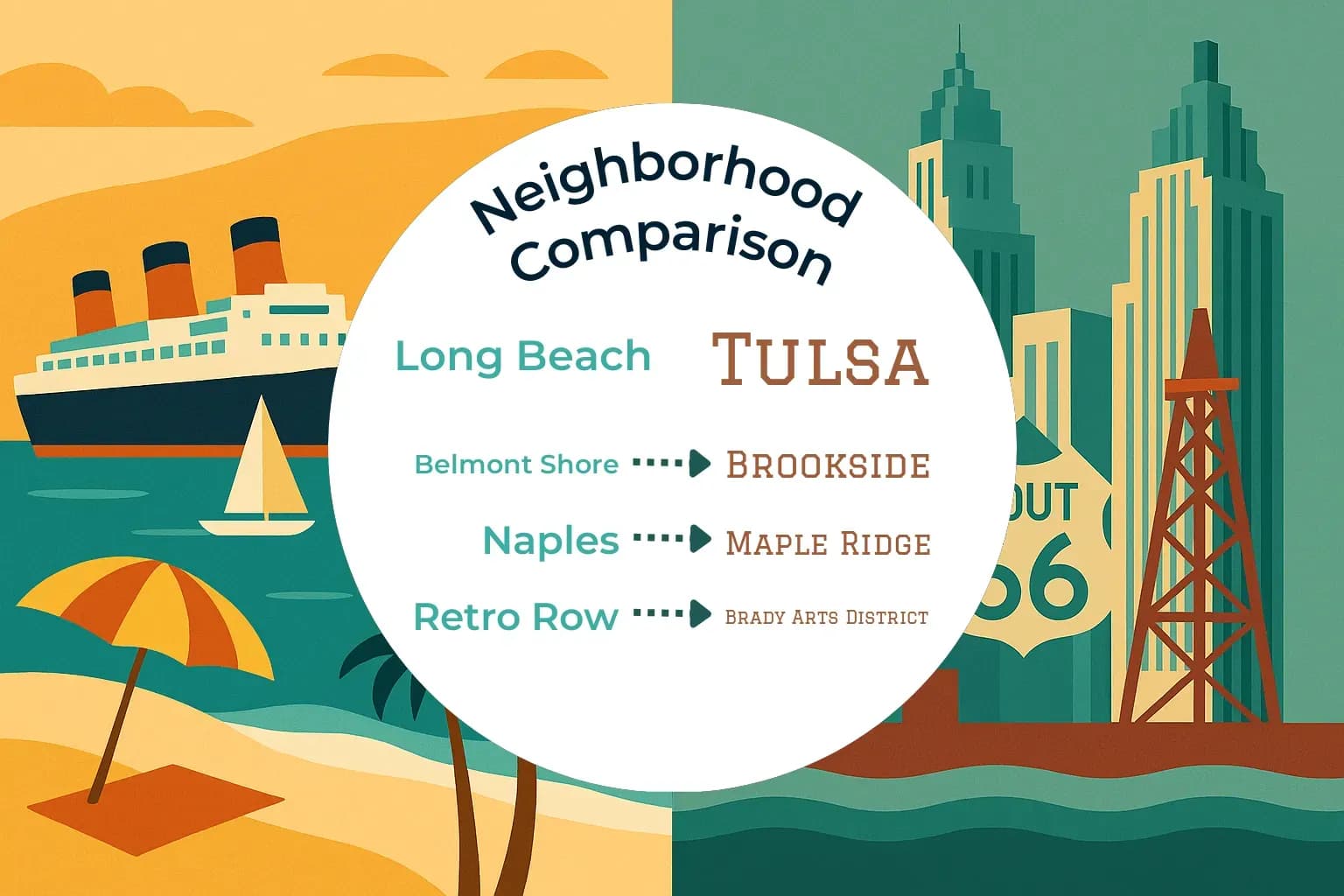 Long Beach vs Tulsa Neighborhood Comparison