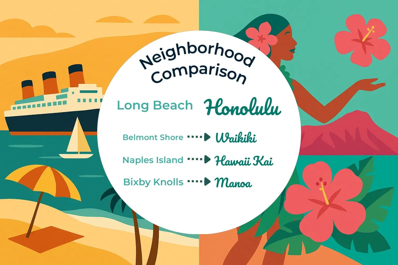 Long Beach vs Honolulu Neighborhood Comparison
