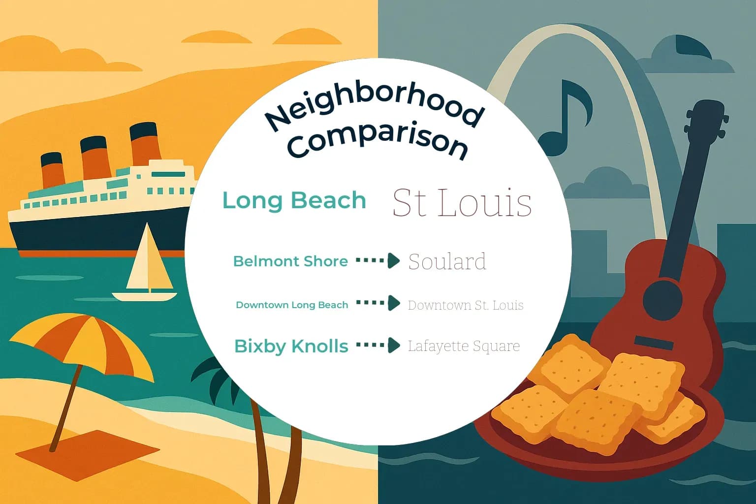 Long Beach vs St. Louis Neighborhood Comparison