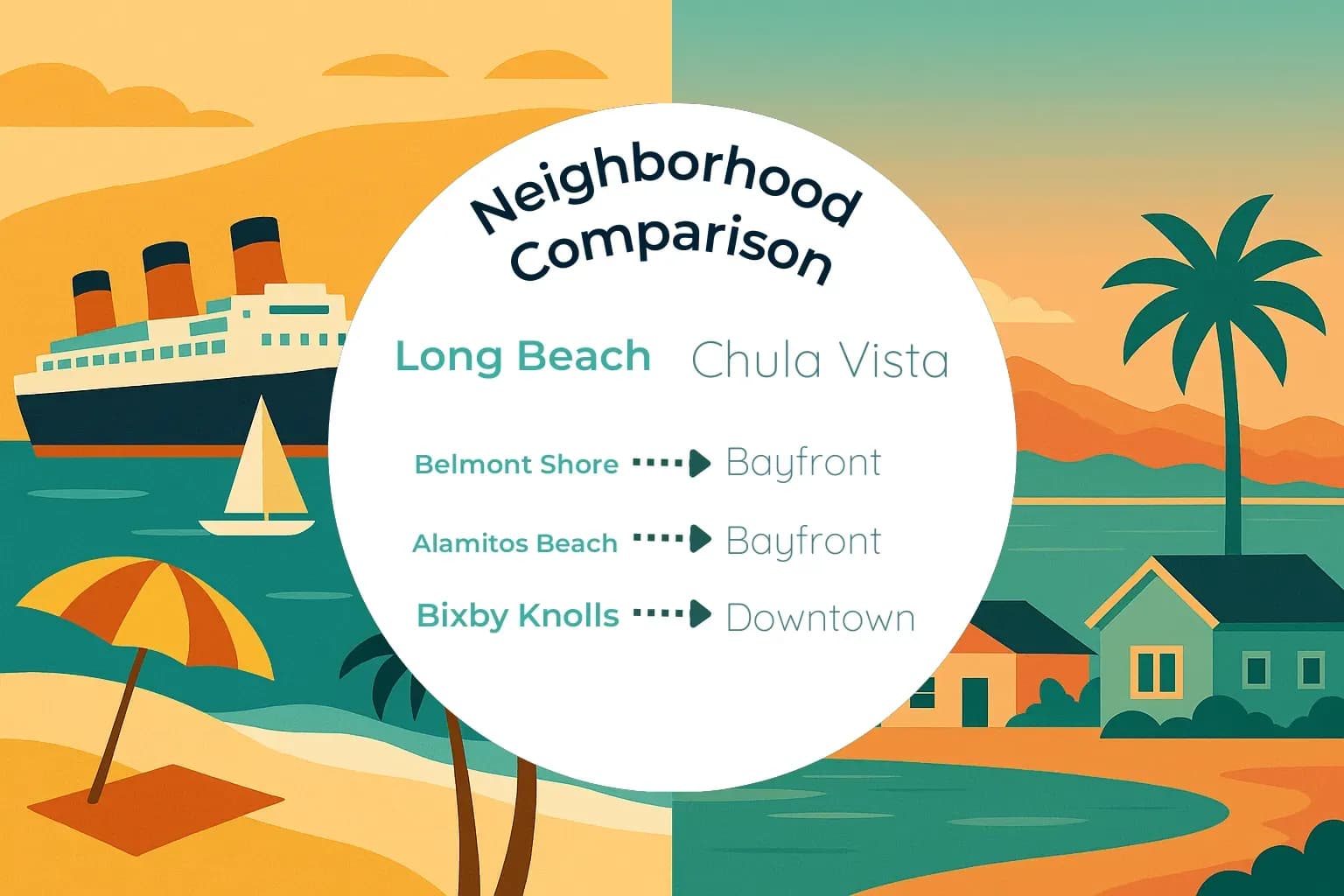 Long Beach vs Chula Vista Neighborhood Comparison