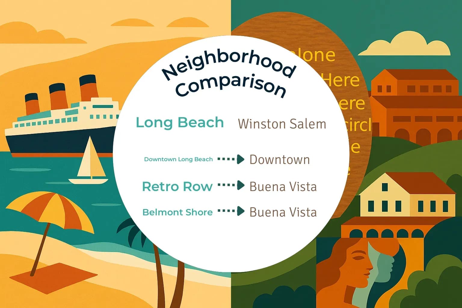 Long Beach vs Winston Salem Neighborhood Comparison