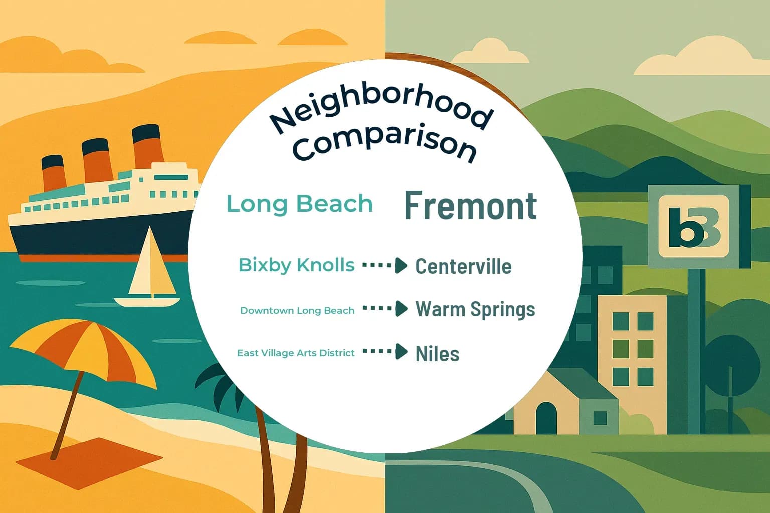 Long Beach vs Fremont Neighborhood Comparison