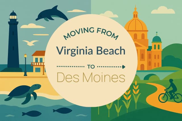 Moving from Virginia Beach to Des Moines