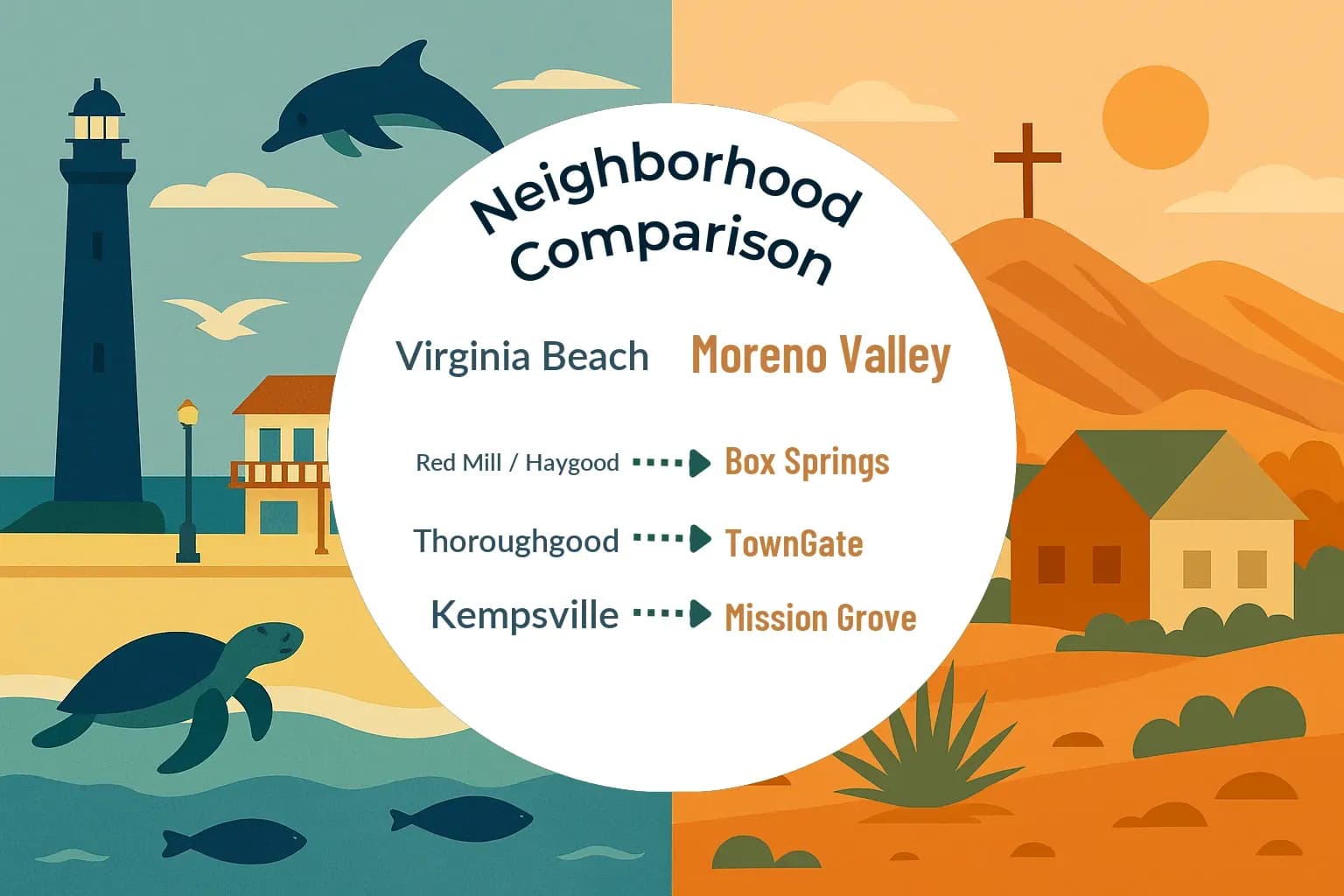 Virginia Beach vs Moreno Valley Neighborhood Comparison