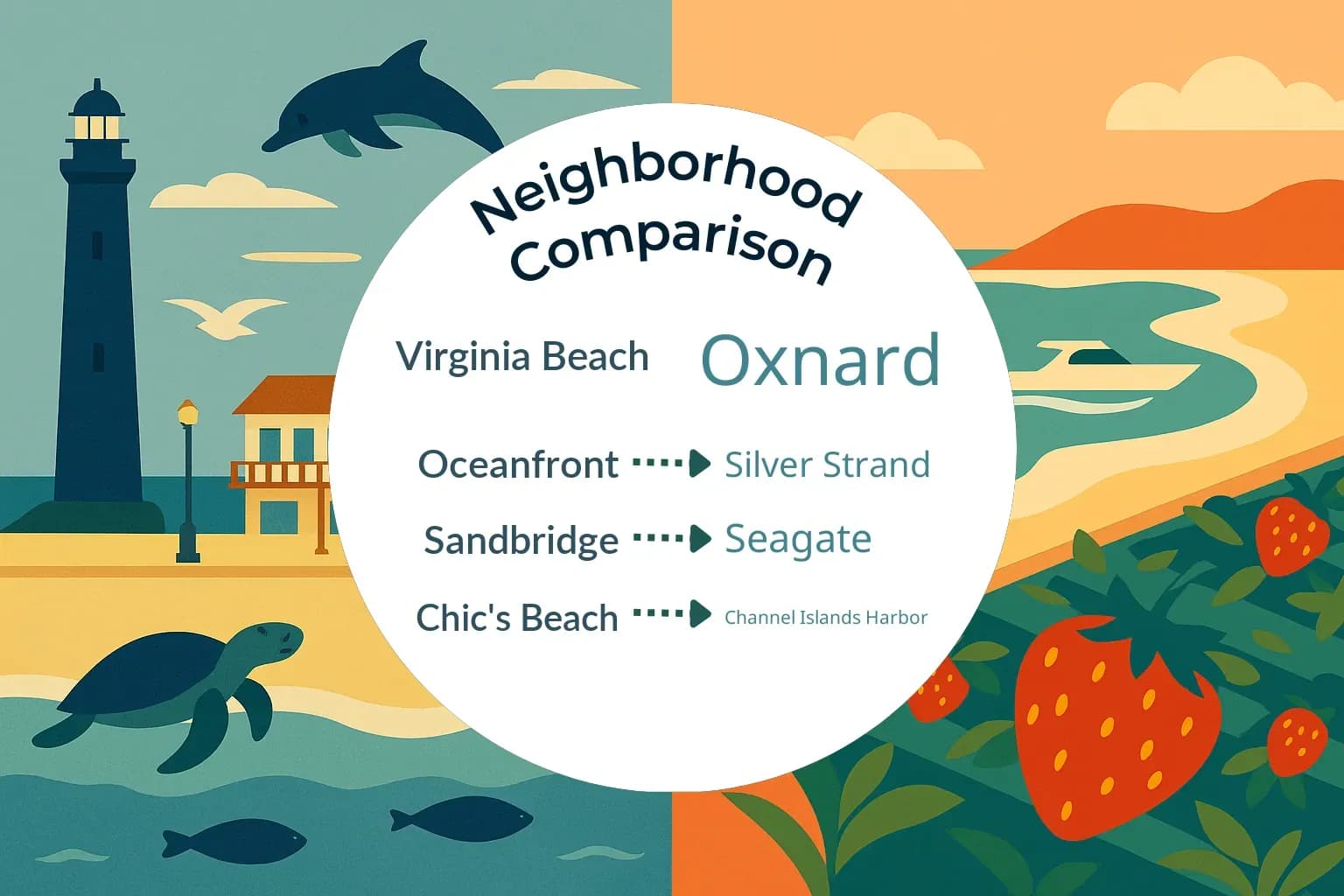 Virginia Beach vs Oxnard Neighborhood Comparison