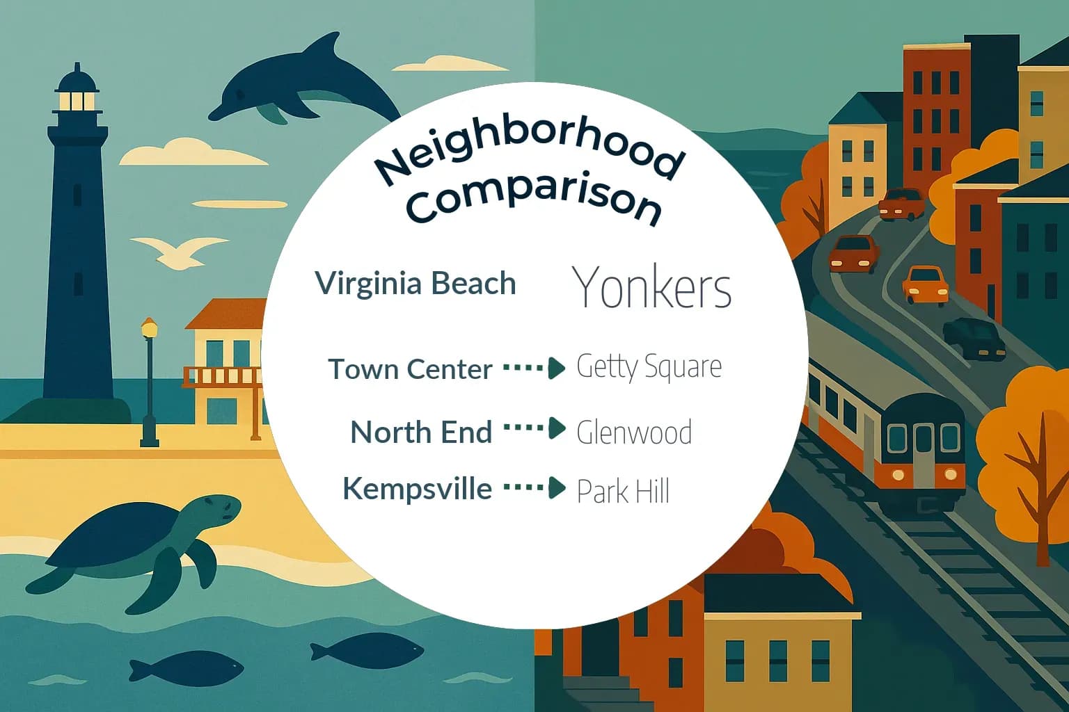 Virginia Beach vs Yonkers Neighborhood Comparison