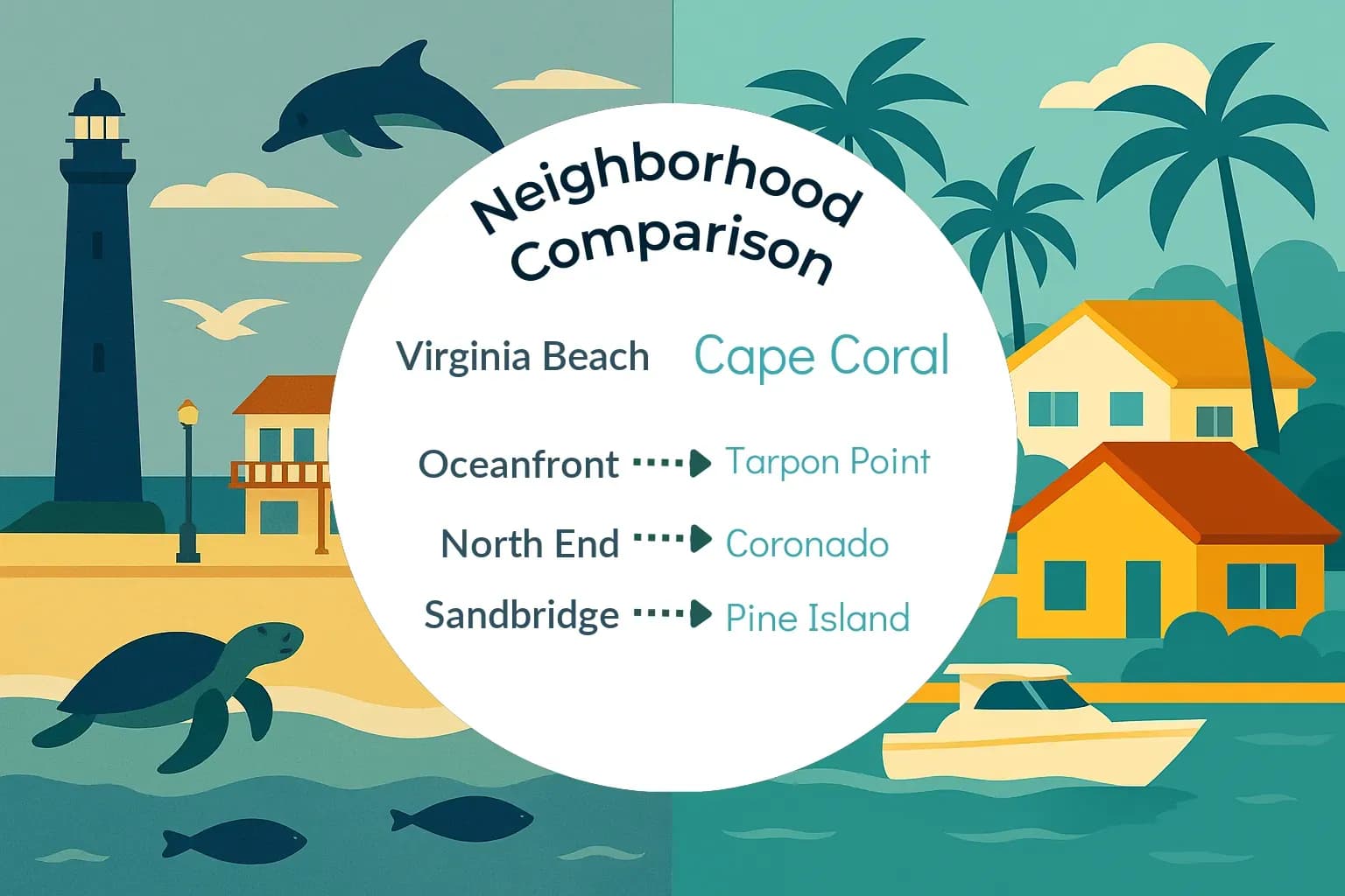 Virginia Beach vs Cape Coral Neighborhood Comparison