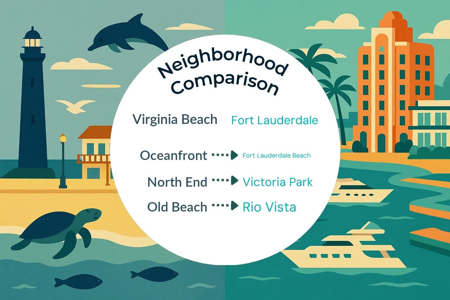 Virginia Beach vs Fort Lauderdale Neighborhood Comparison