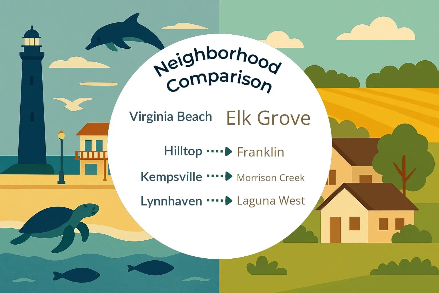 Virginia Beach vs Elk Grove Neighborhood Comparison