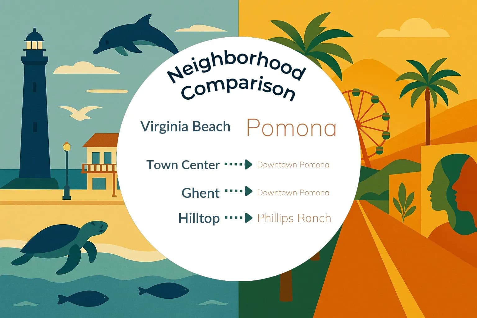 Virginia Beach vs Pomona Neighborhood Comparison