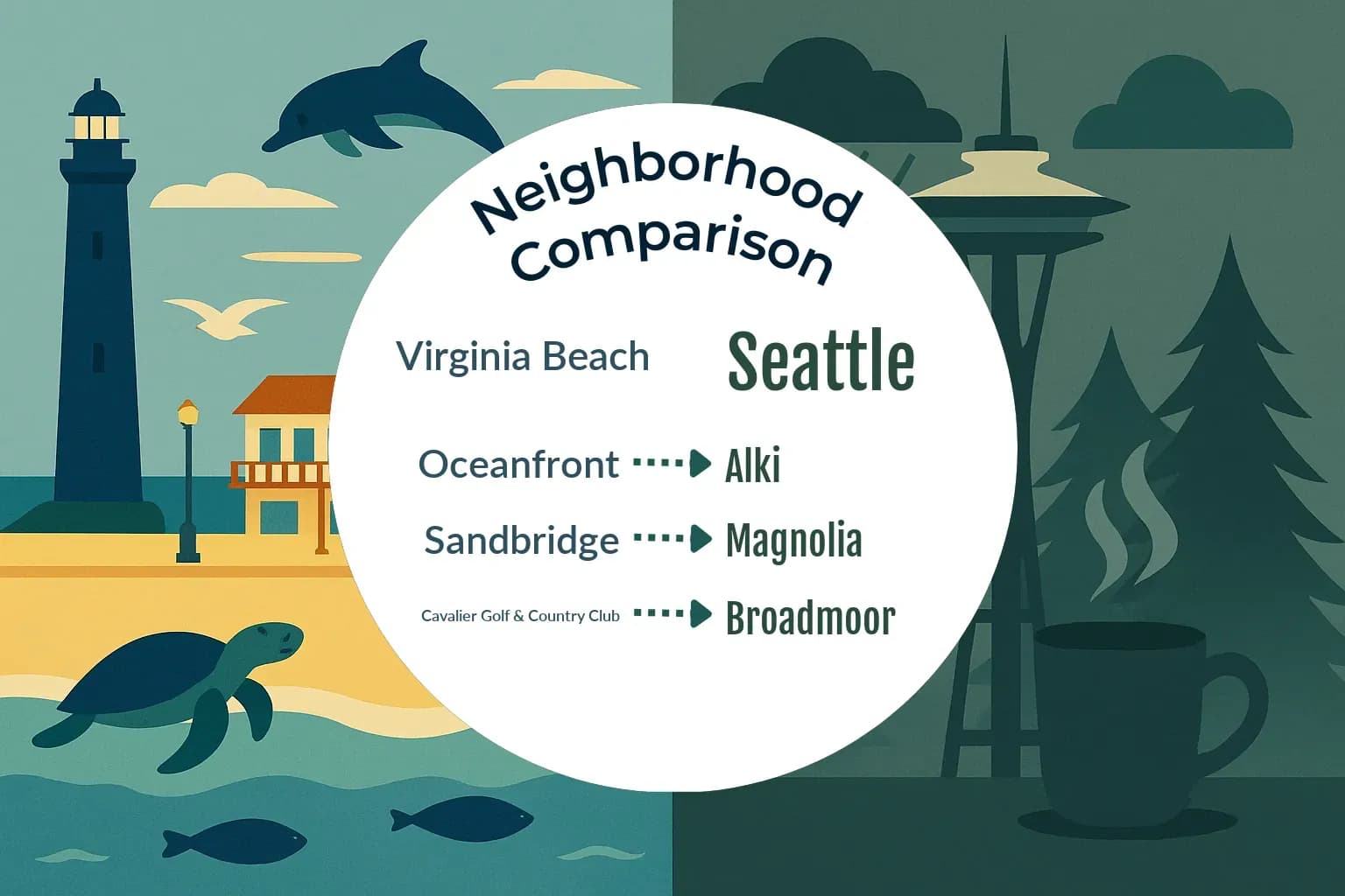 Virginia Beach vs Seattle Neighborhood Comparison