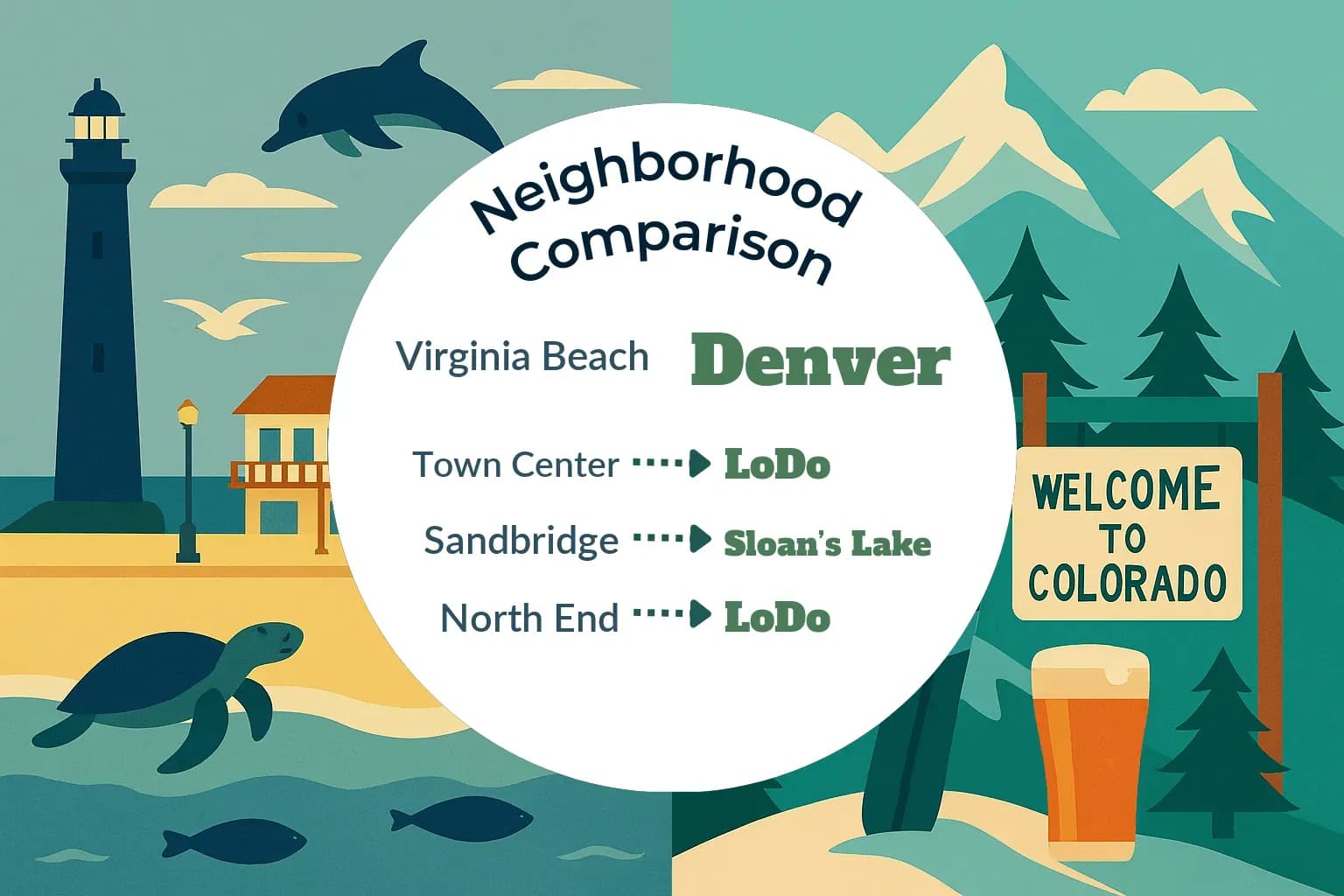 Virginia Beach vs Denver Neighborhood Comparison