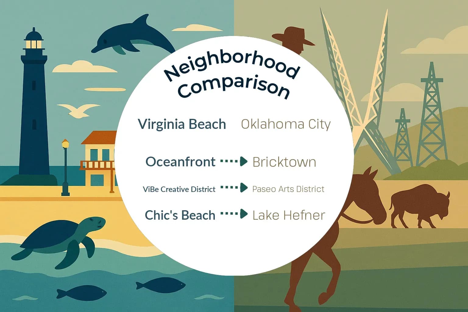 Virginia Beach vs Oklahoma City Neighborhood Comparison