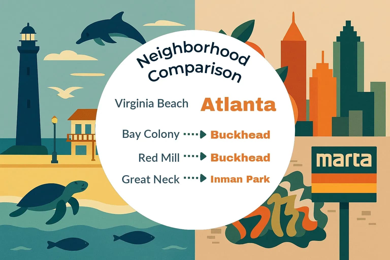 Virginia Beach vs Atlanta Neighborhood Comparison