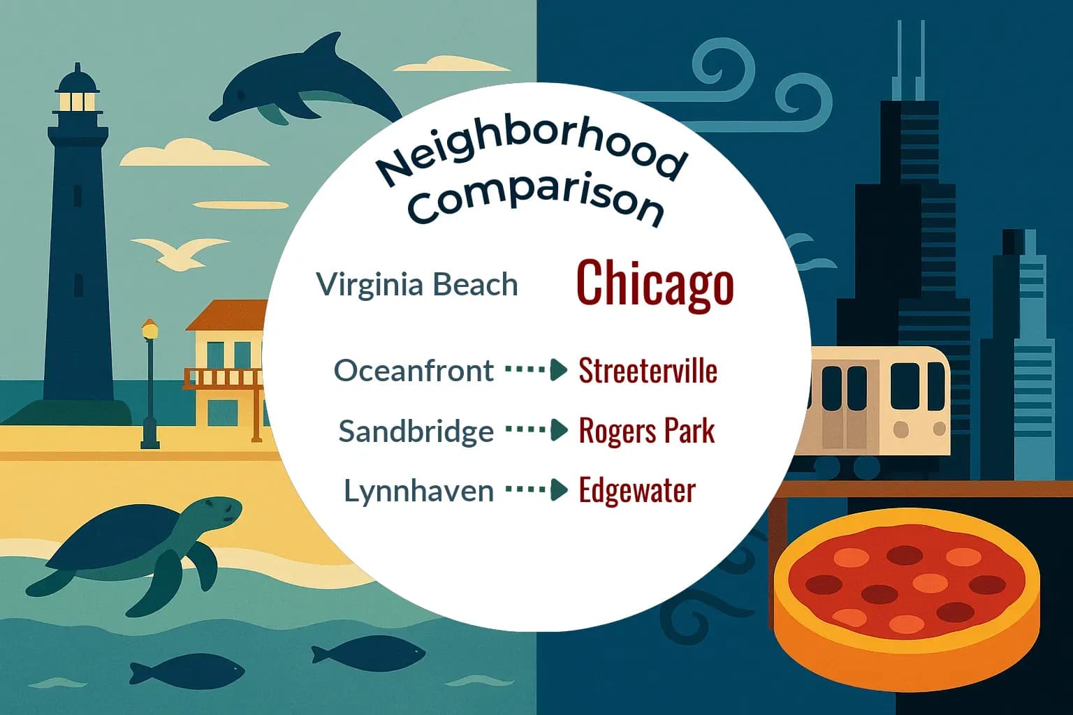 Virginia Beach vs Chicago Neighborhood Comparison