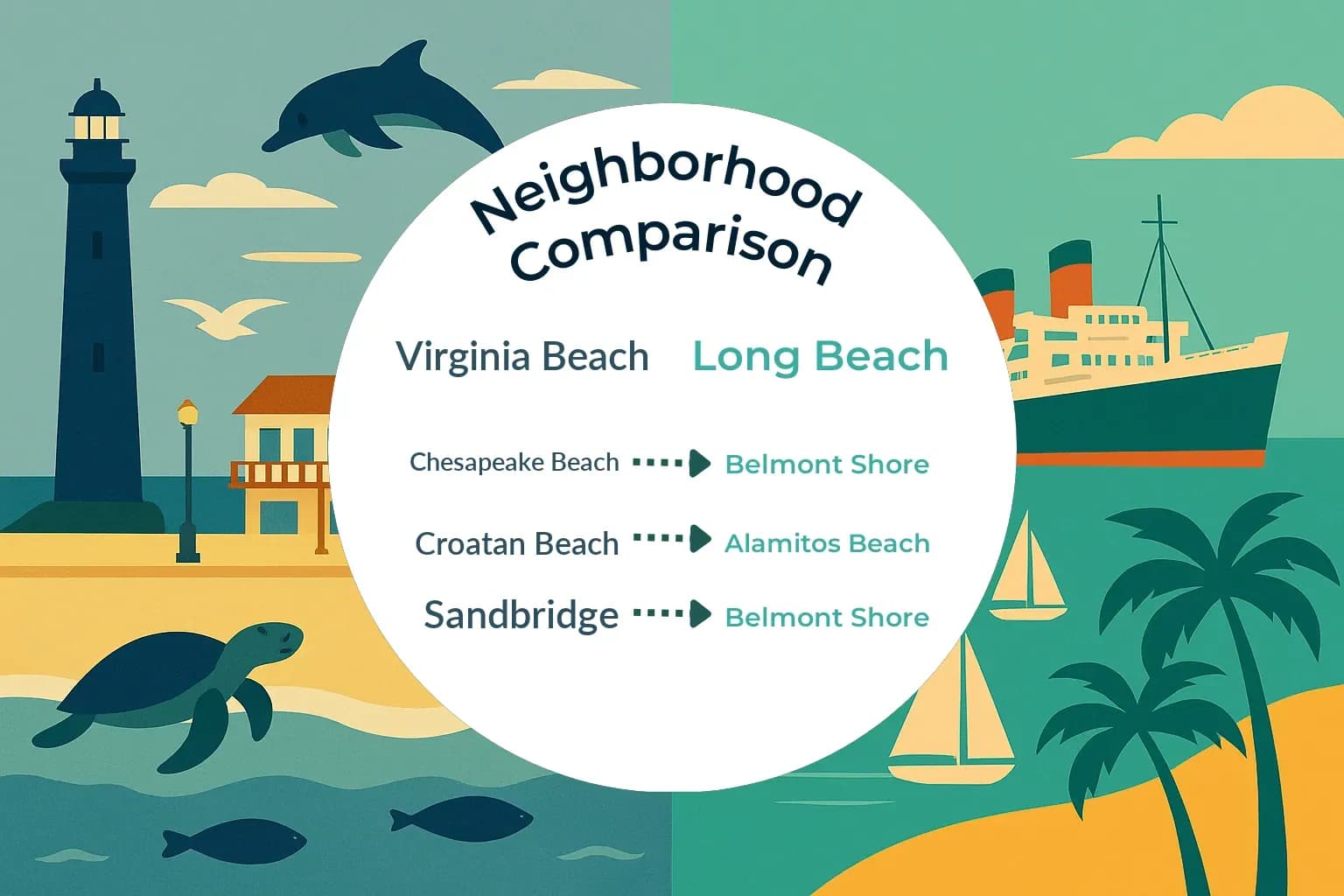 Virginia Beach vs Long Beach Neighborhood Comparison