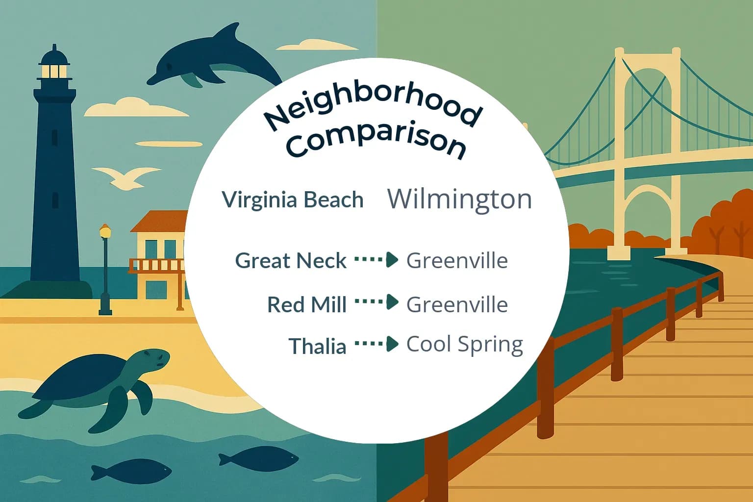 Virginia Beach vs Wilmington Neighborhood Comparison