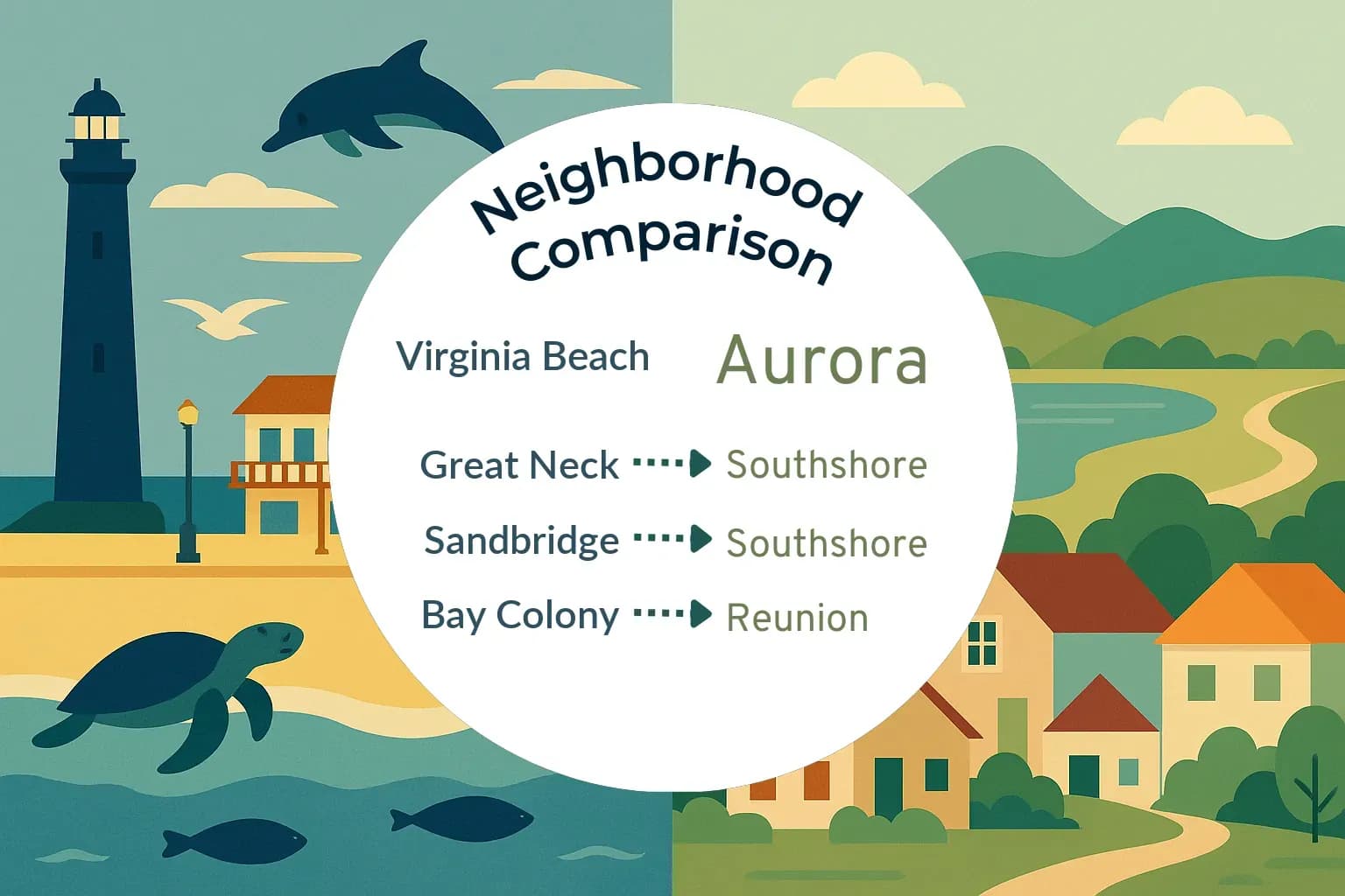 Virginia Beach vs Aurora Neighborhood Comparison