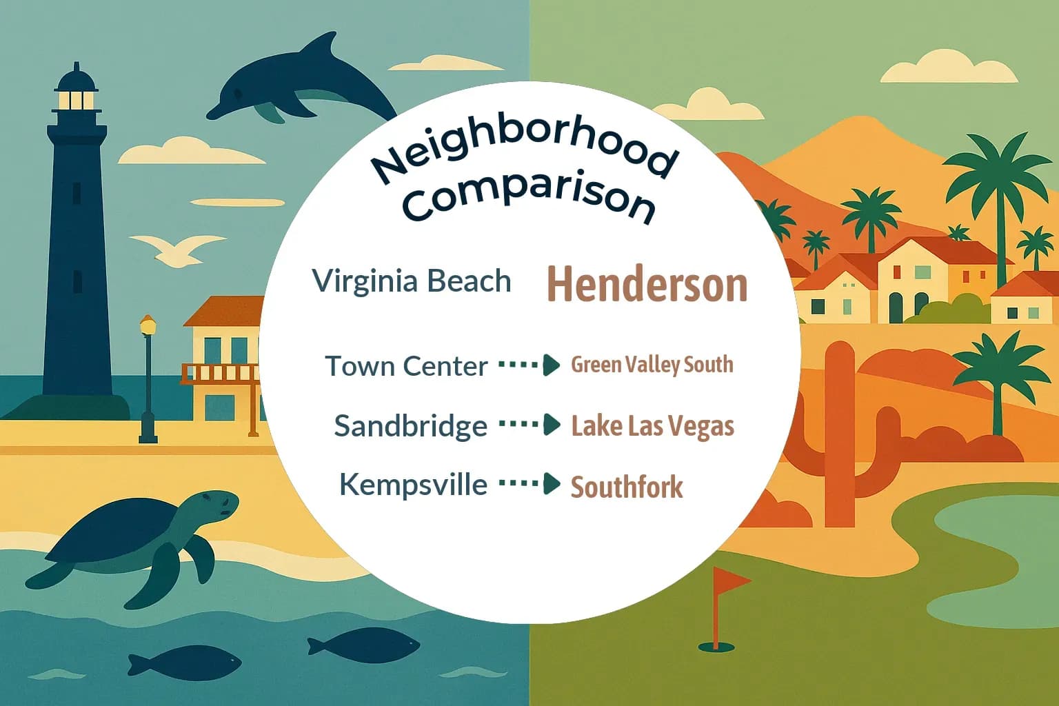 Virginia Beach vs Henderson Neighborhood Comparison