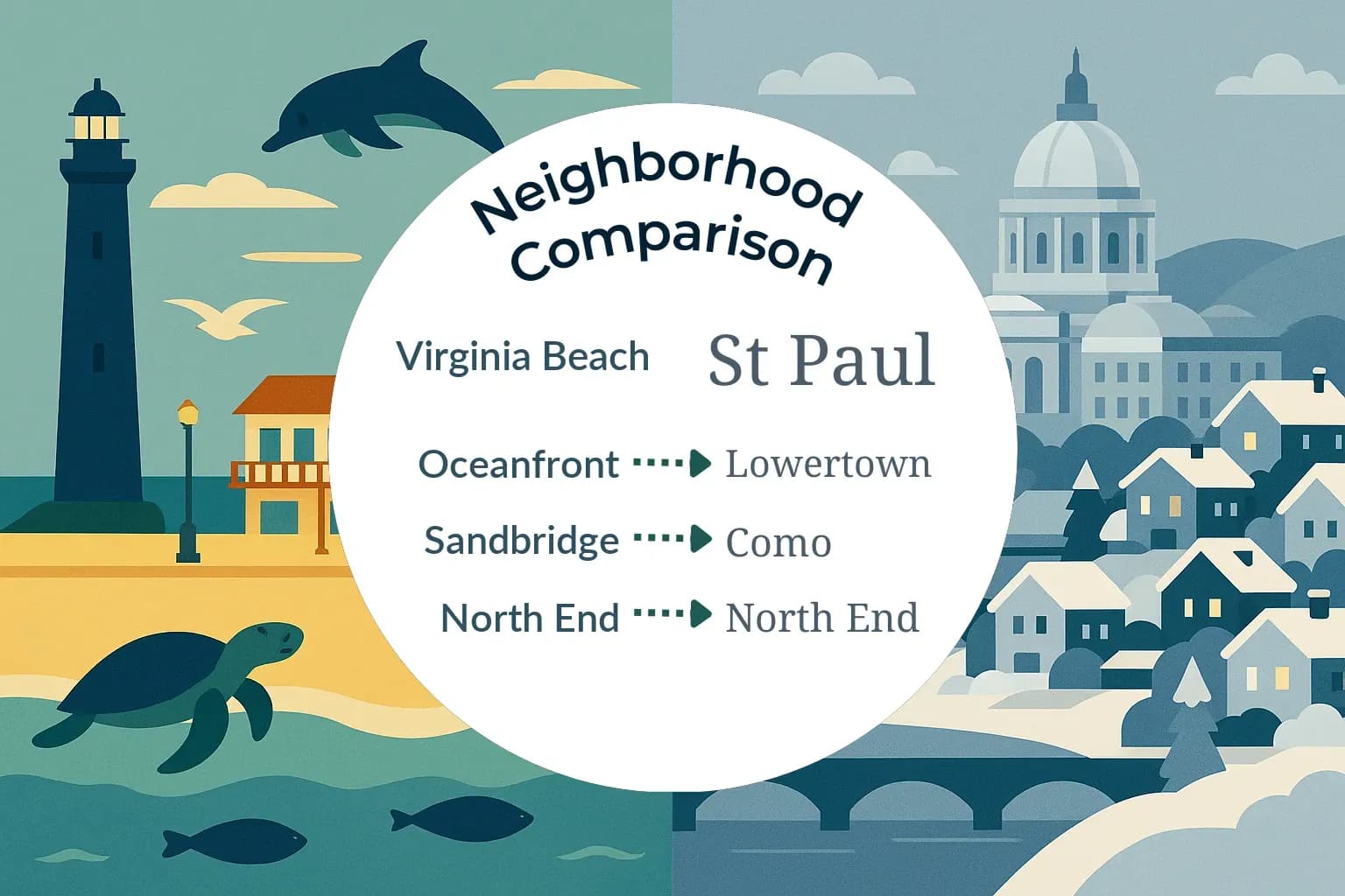 Virginia Beach vs St. Paul Neighborhood Comparison