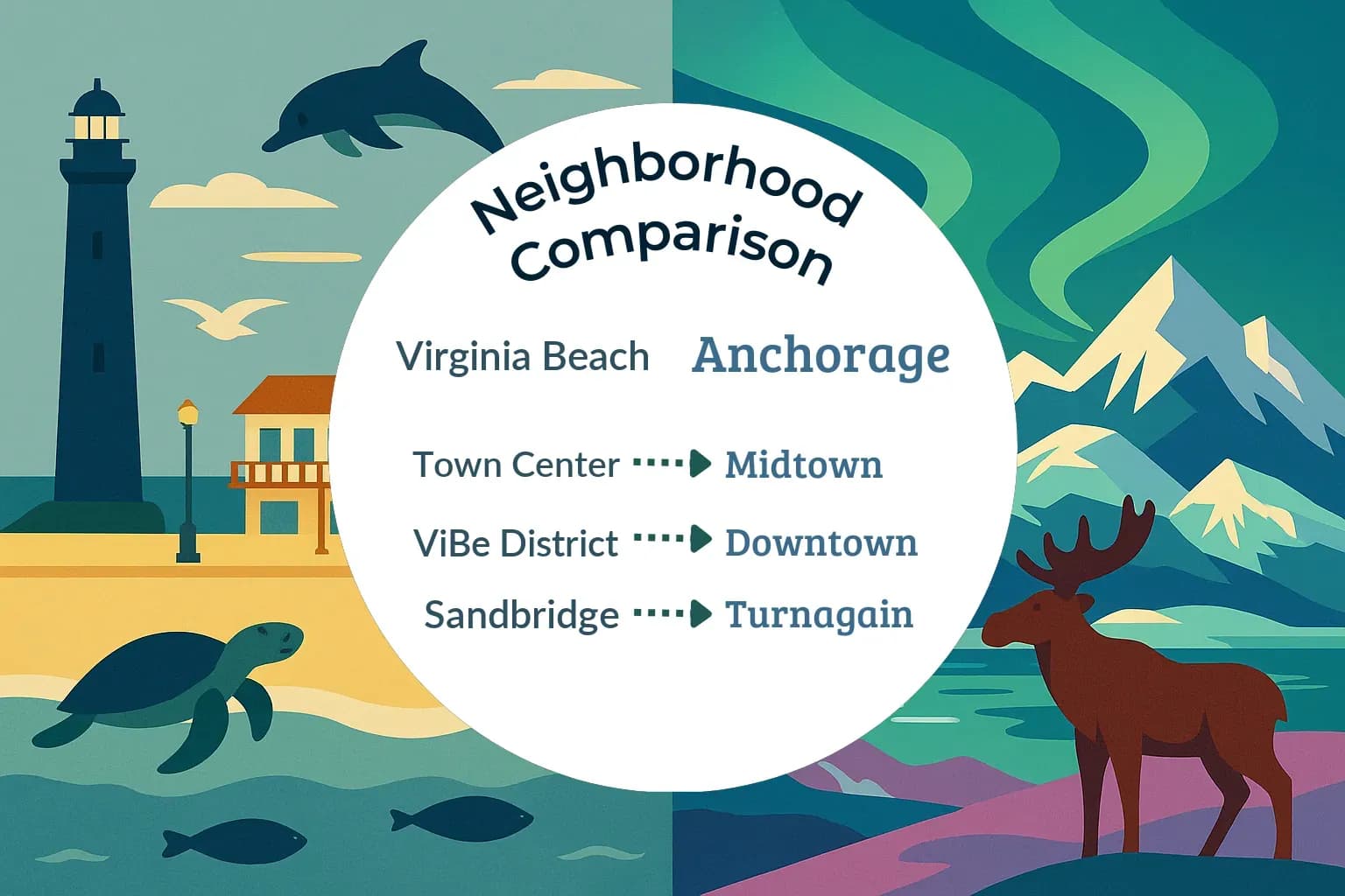 Virginia Beach vs Anchorage Neighborhood Comparison