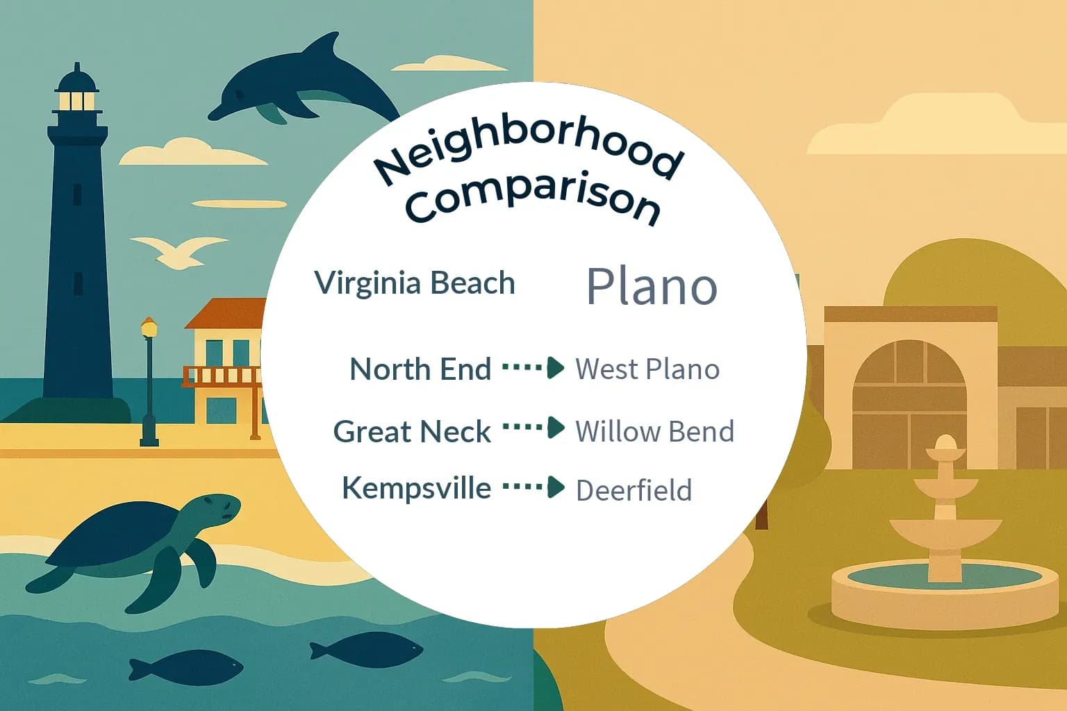 Virginia Beach vs Plano Neighborhood Comparison