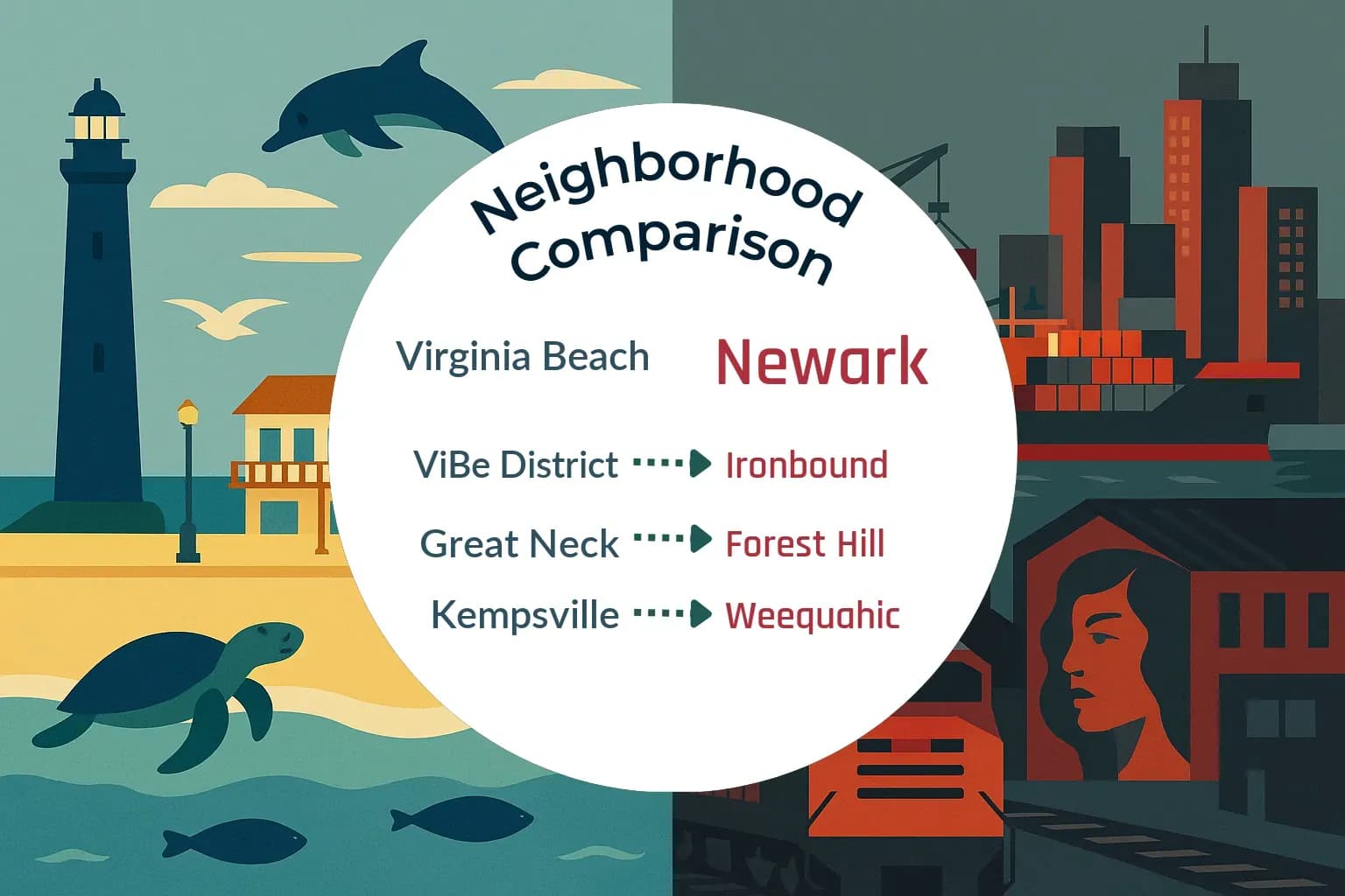 Virginia Beach vs Newark Neighborhood Comparison