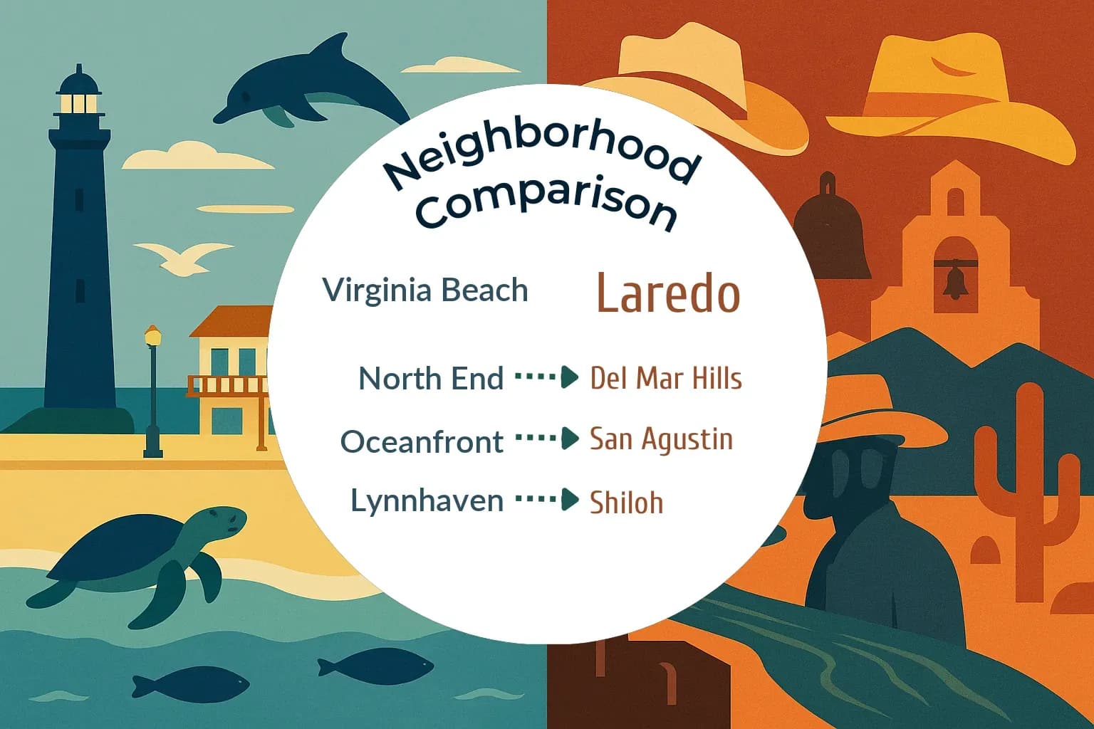 Virginia Beach vs Laredo Neighborhood Comparison