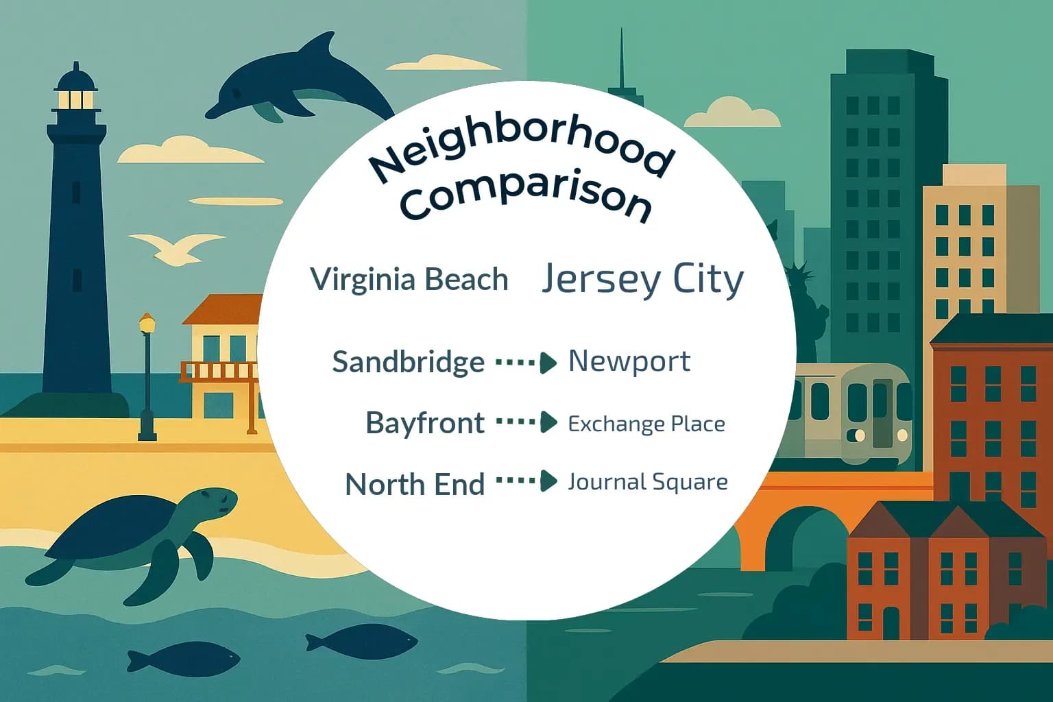 Virginia Beach vs Jersey City Neighborhood Comparison