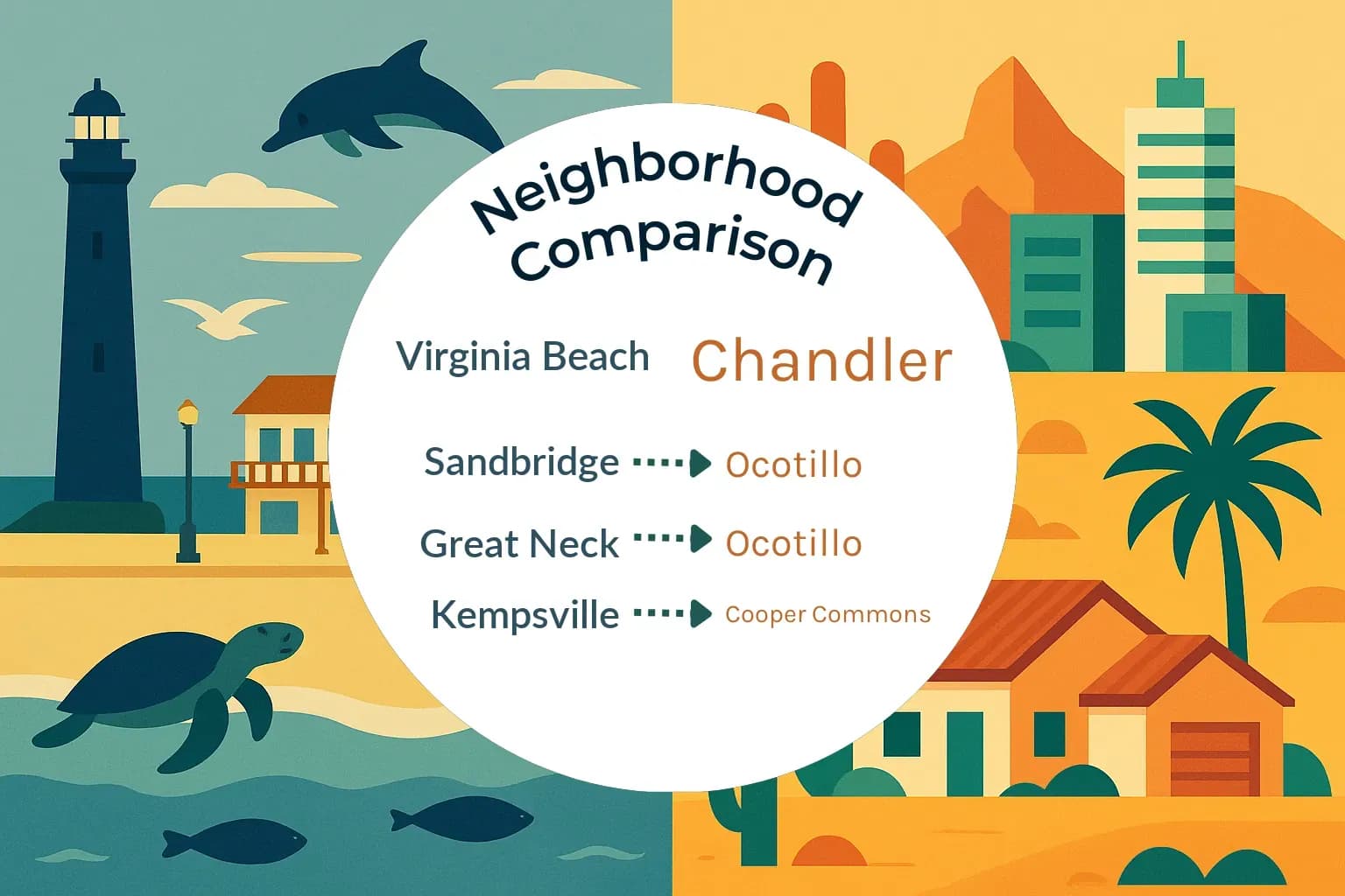 Virginia Beach vs Chandler Neighborhood Comparison