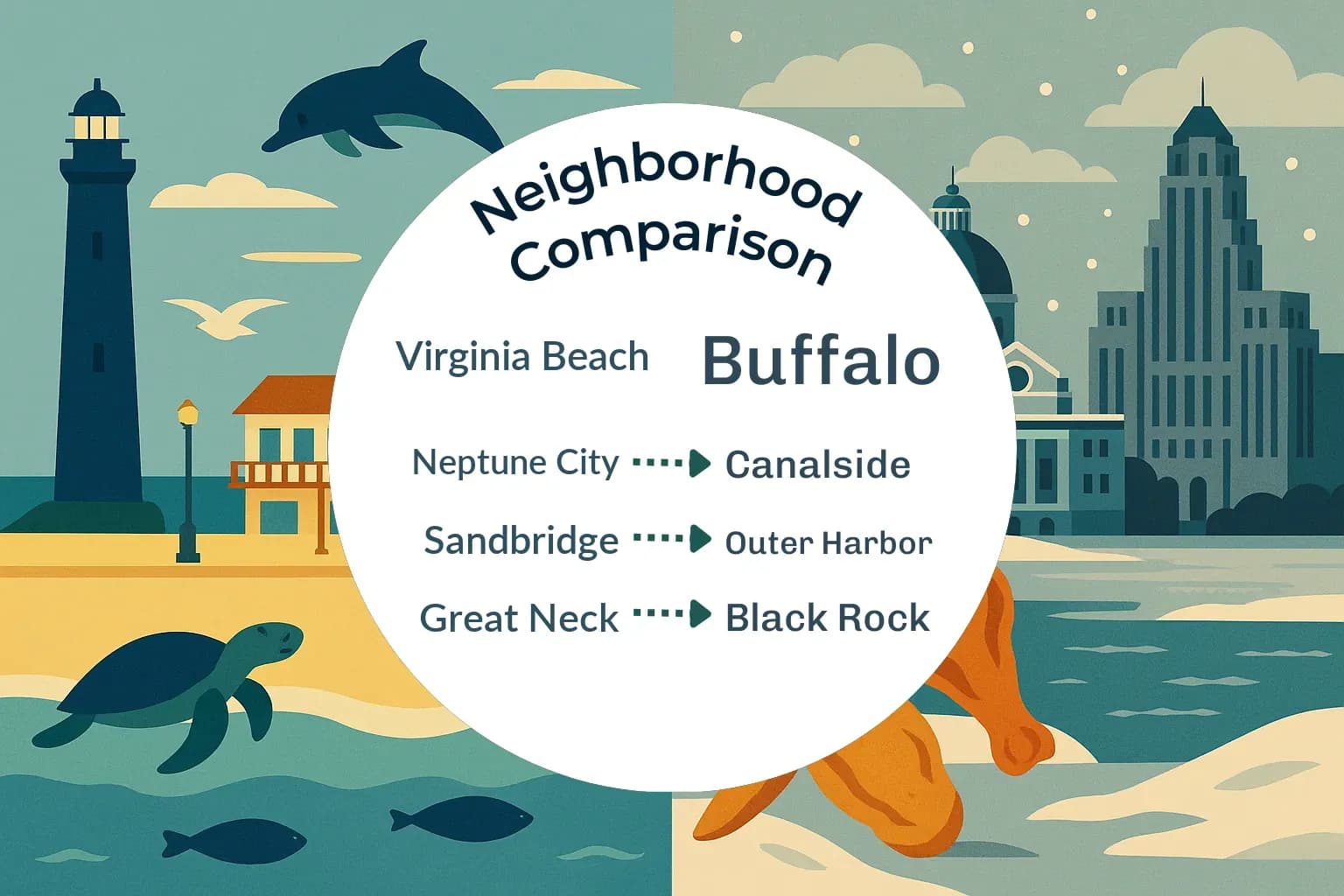 Virginia Beach vs Buffalo Neighborhood Comparison