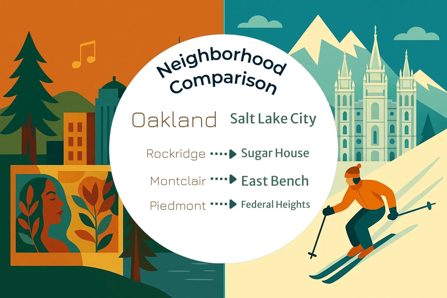 Oakland vs Salt Lake City Neighborhood Comparison