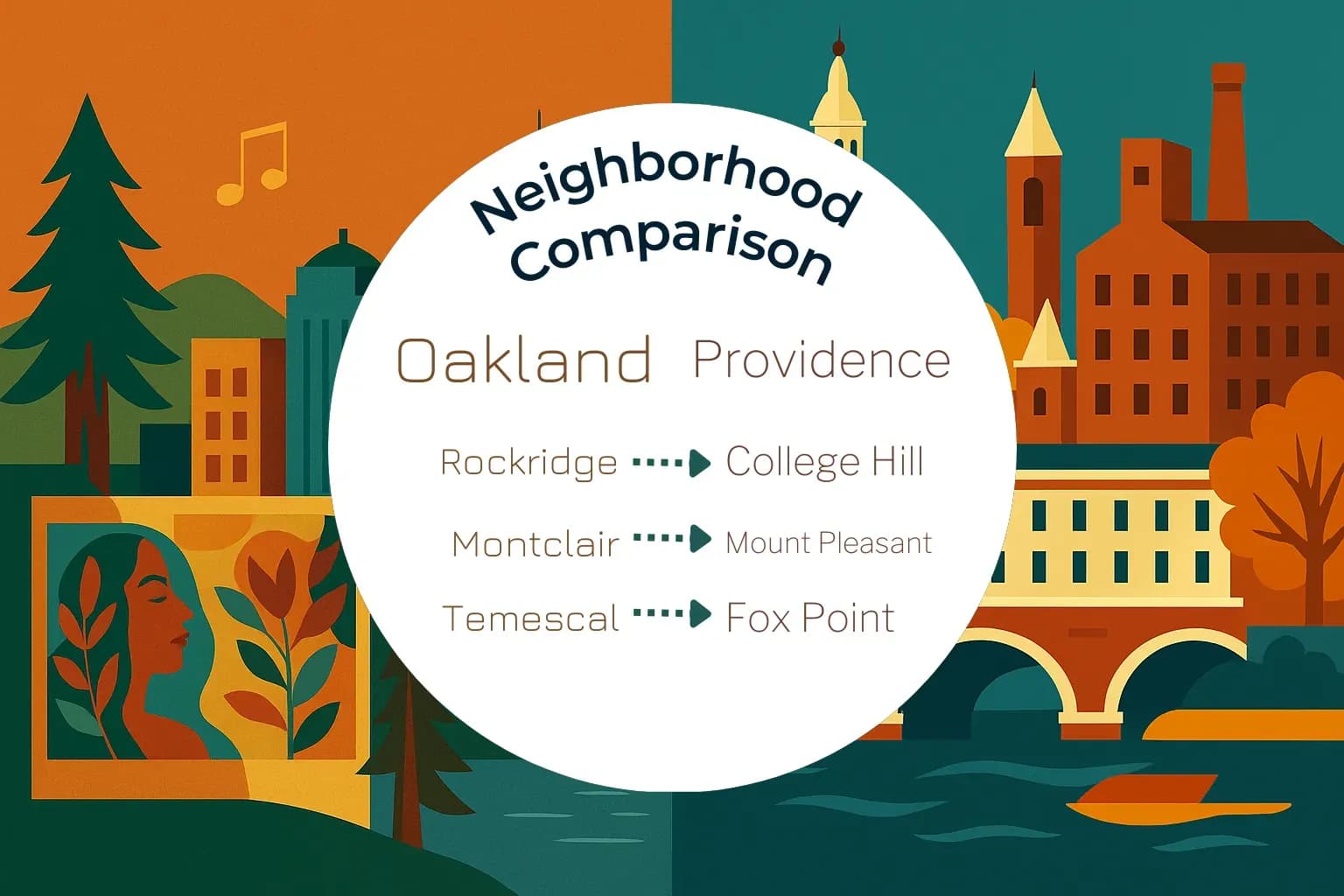 Oakland vs Providence Neighborhood Comparison
